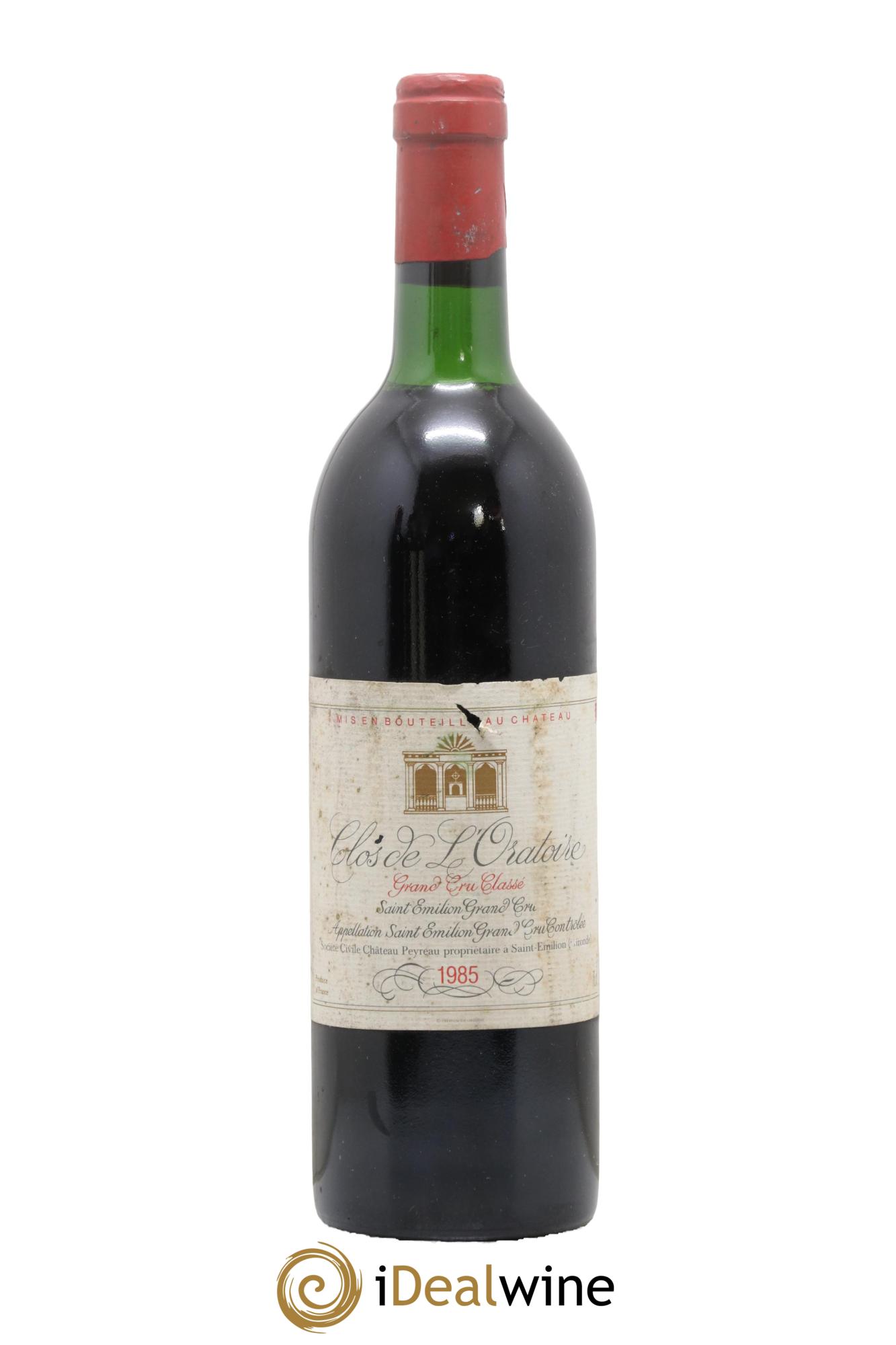 Clos de l'Oratoire Grand Cru Classé 1985 - Lotto di 1 bottiglia - 0