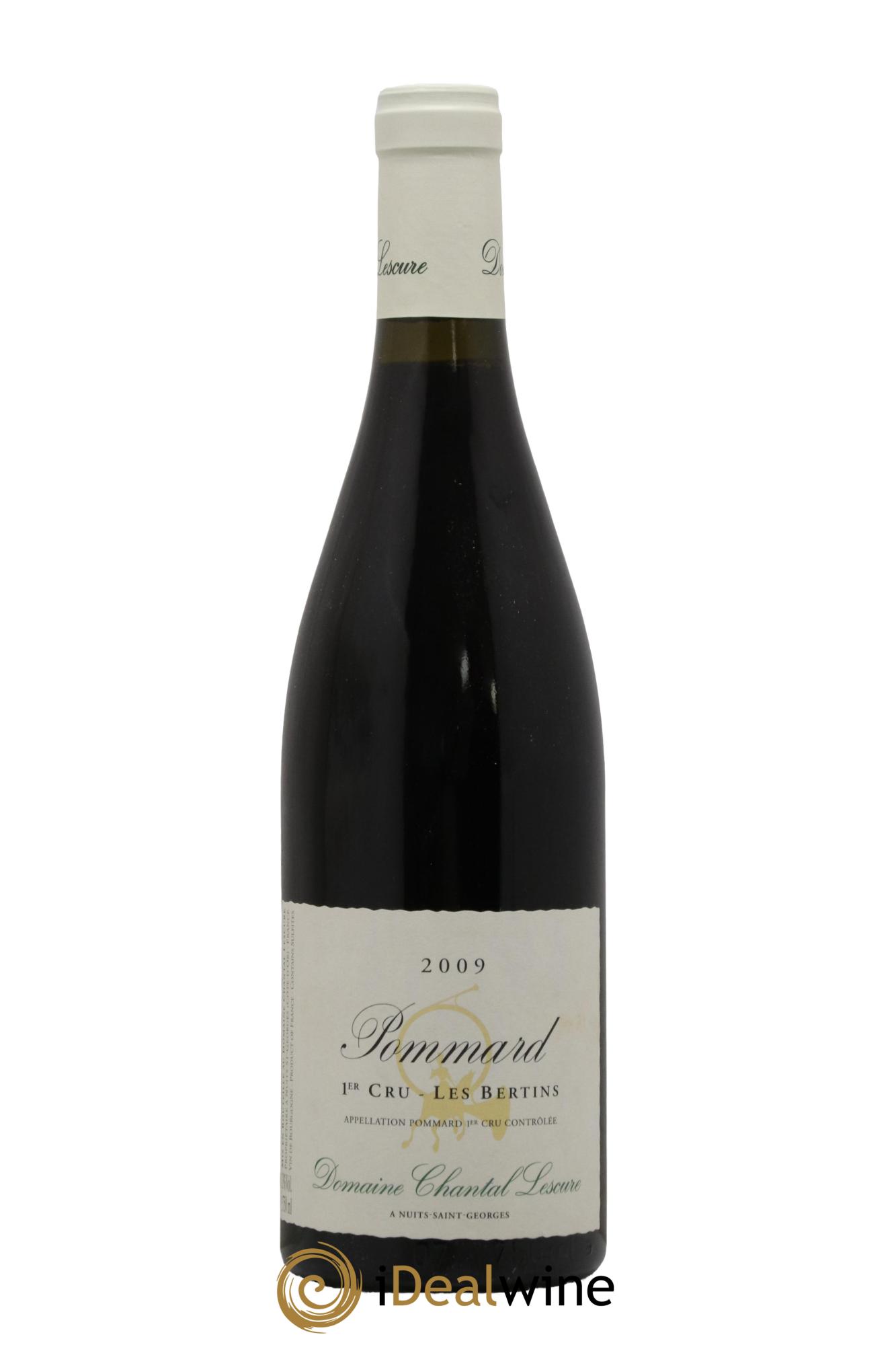 Pommard 1er Cru Les Bertins Chantal Lescure 2009 - Lot de 1 bouteille - 0