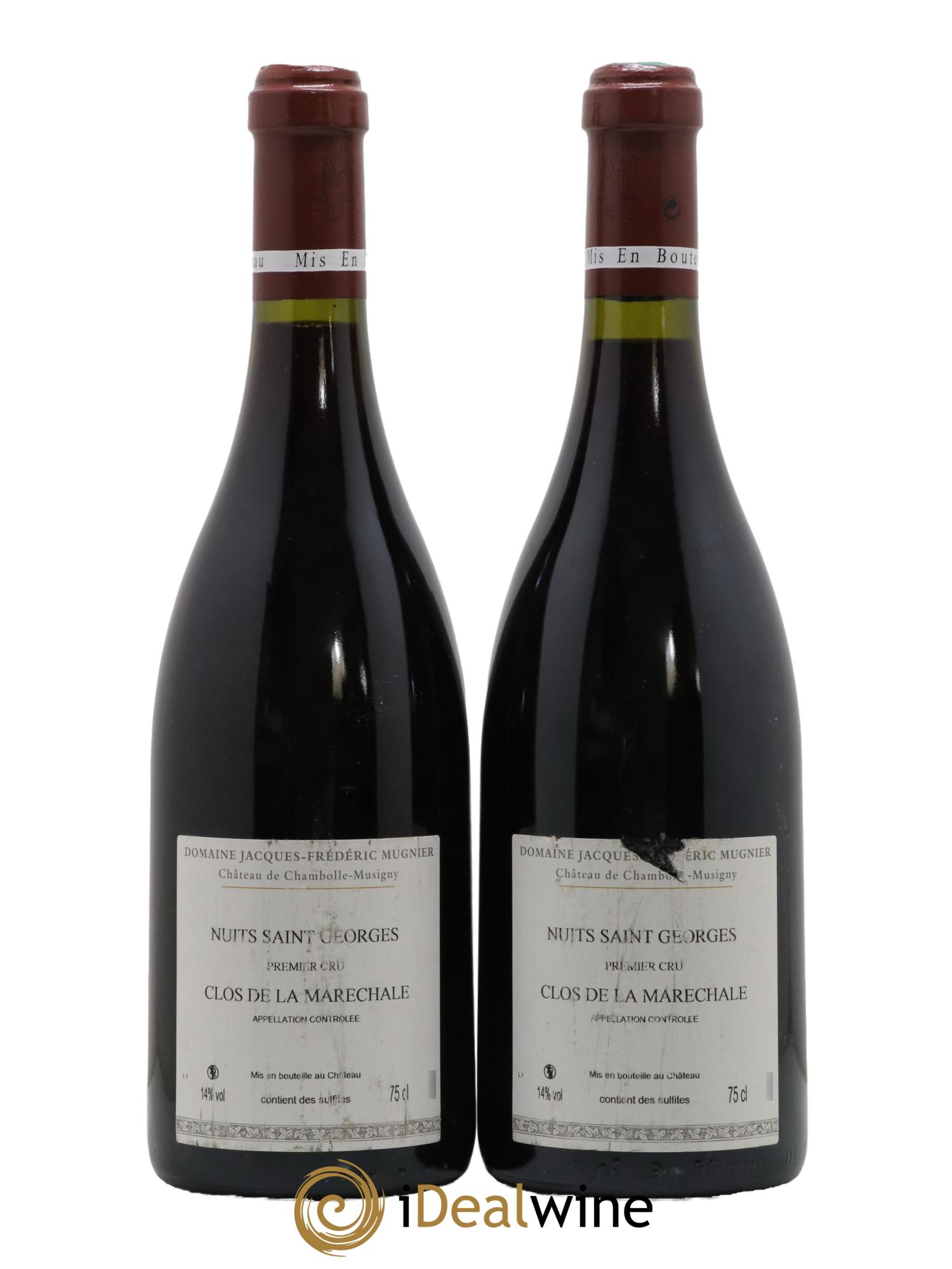 Nuits-Saint-Georges 1er Cru Clos de La Maréchale Jacques-Frédéric Mugnier 2009 - Lotto di 2 bottiglie - 1