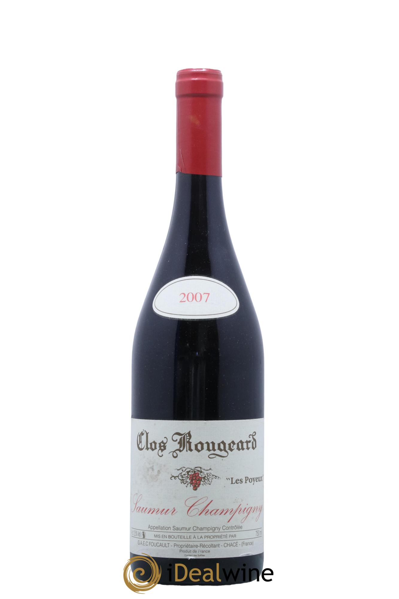 Saumur-Champigny Les Poyeux Clos Rougeard 2007 - Lot de 1 bouteille - 0