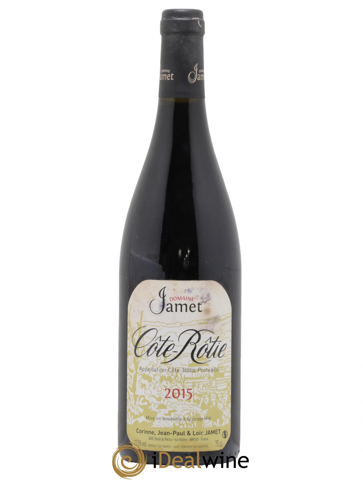 Côtes-du-Rhône Jamet (Domaine) 2015 - Lot de 1 bouteille - 0
