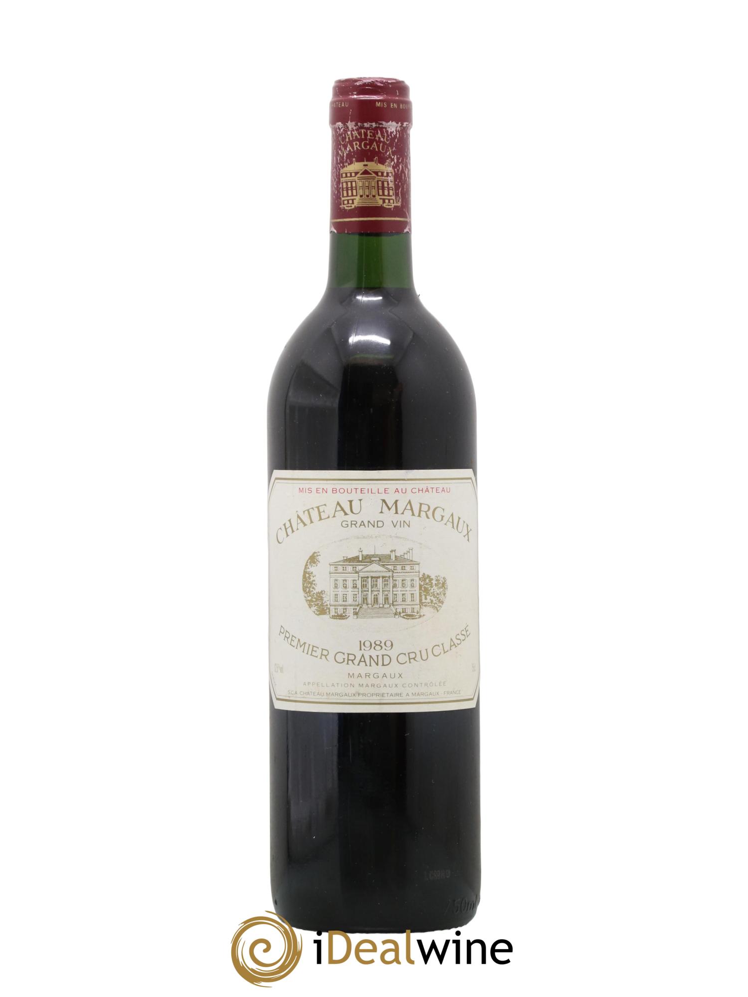 Château Margaux 1er Grand Cru Classé 1989 - Lot de 1 bouteille - 0
