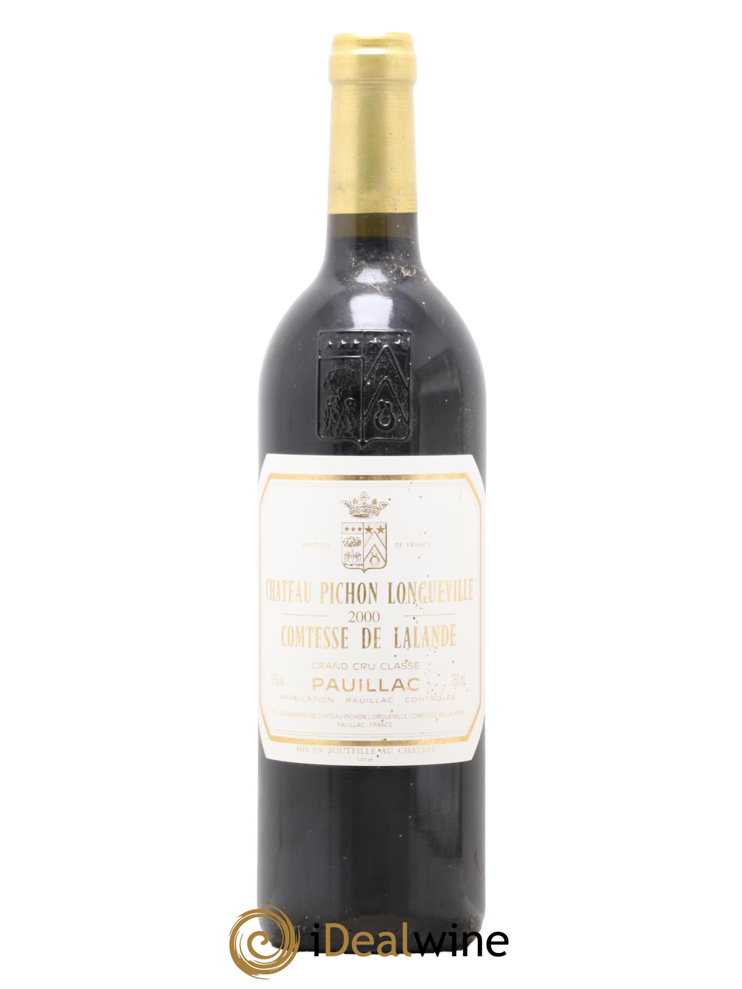 Château Pichon Longueville Comtesse de Lalande 2ème Grand Cru Classé 2000 - Lot de 1 bouteille - 0