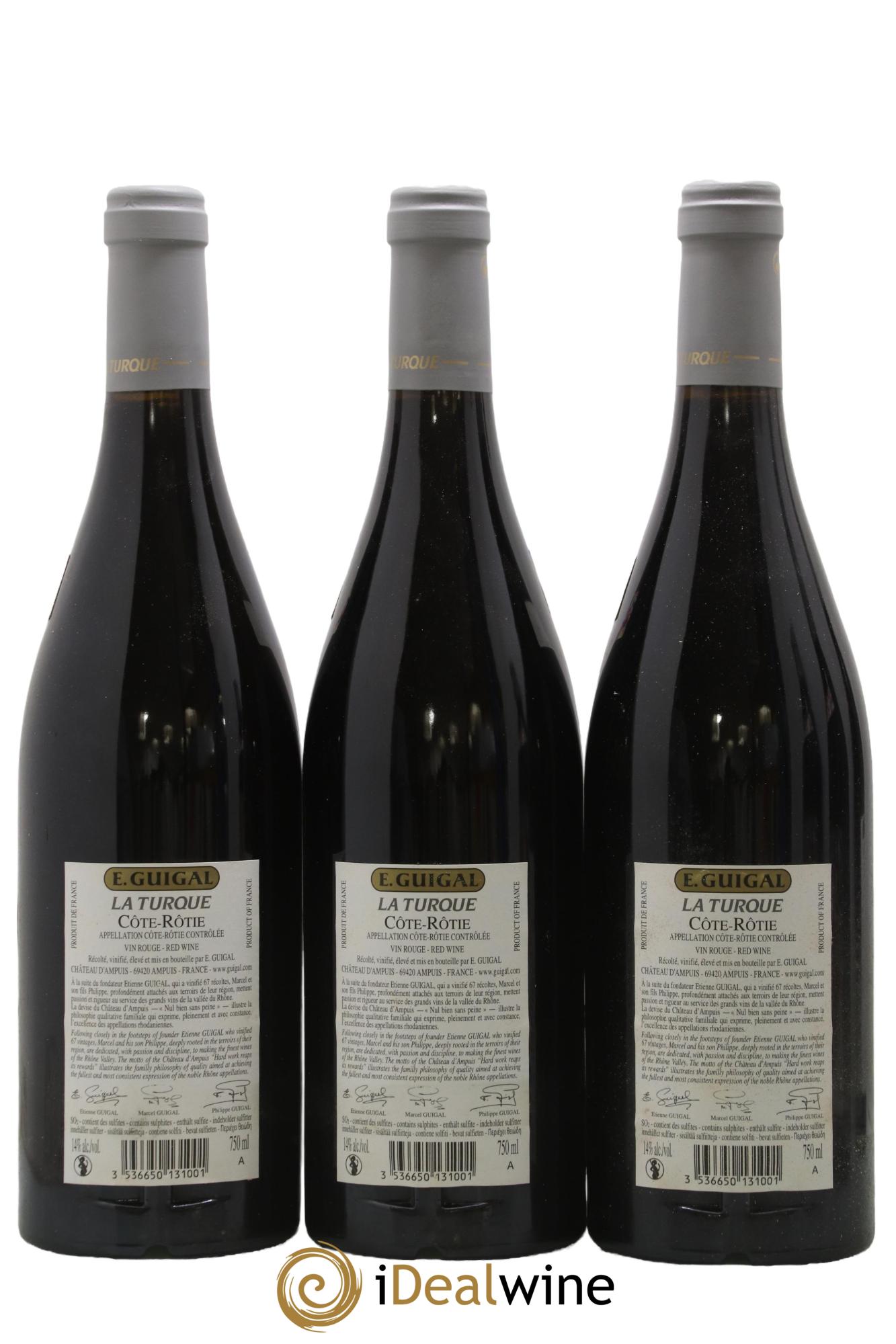 Côte-Rôtie La Turque Guigal 2017 - Lot de 6 bouteilles - 2