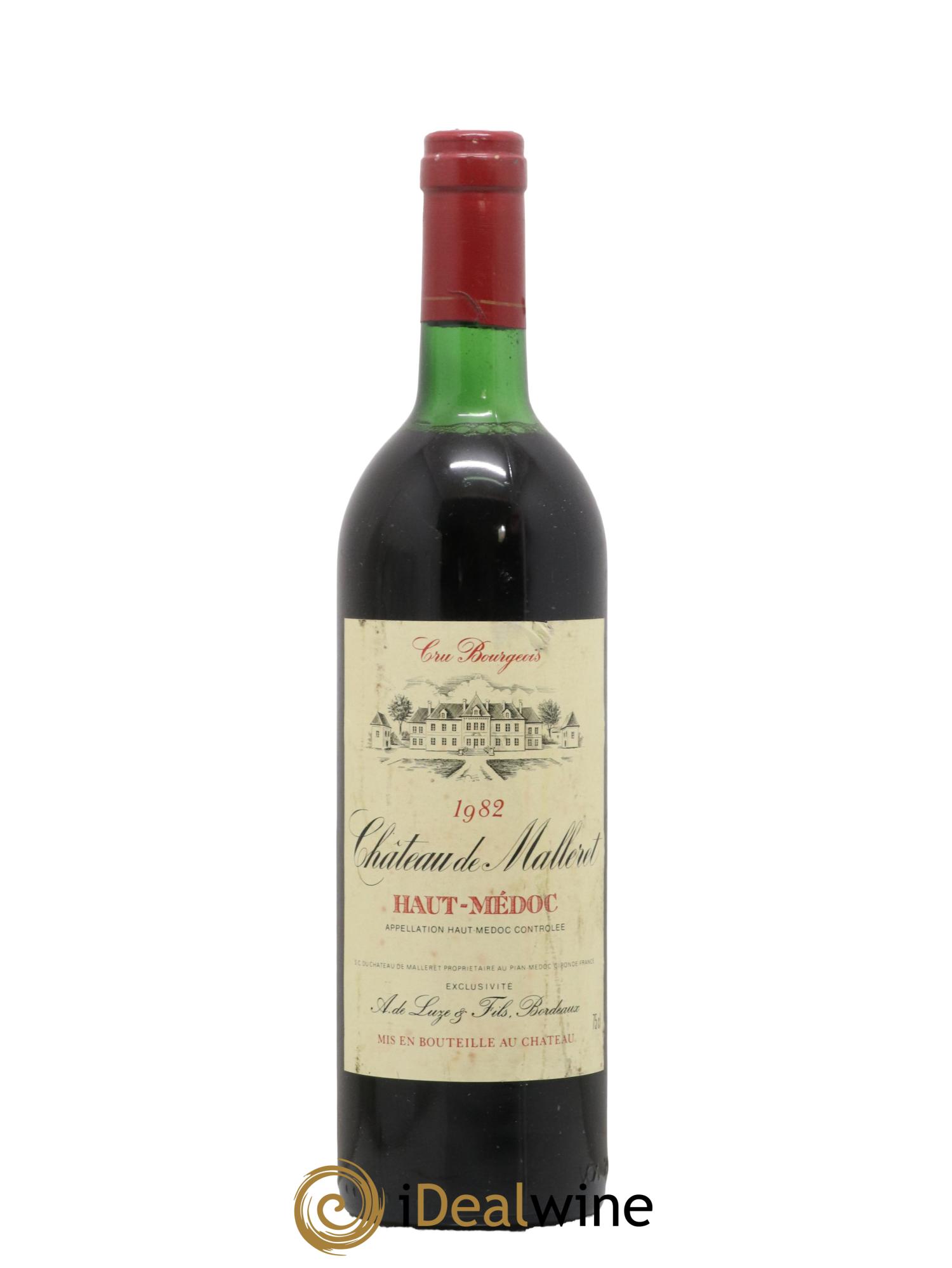 Château de Malleret Cru Bourgeois 1982 - Lot de 1 bouteille - 0