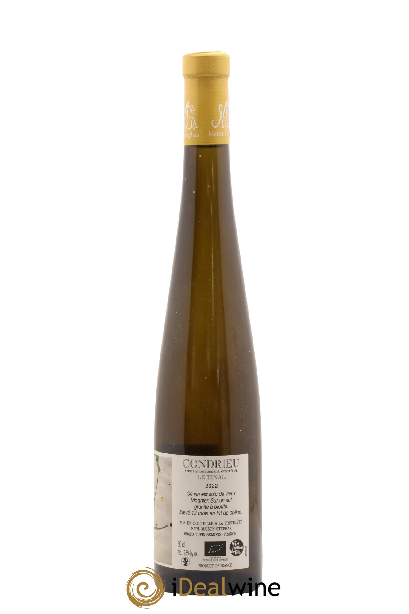 Condrieu Le Tinal Jean-Michel Stephan 2022 - Lot de 1 format 50cl - 1