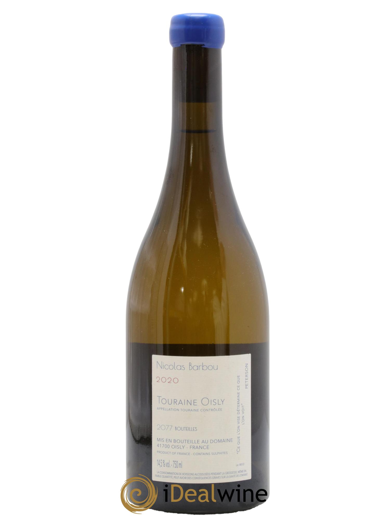 Touraine-Oisly Folie Insolente Nicolas Barbou 2020 - Lot of 1 bottle - 1