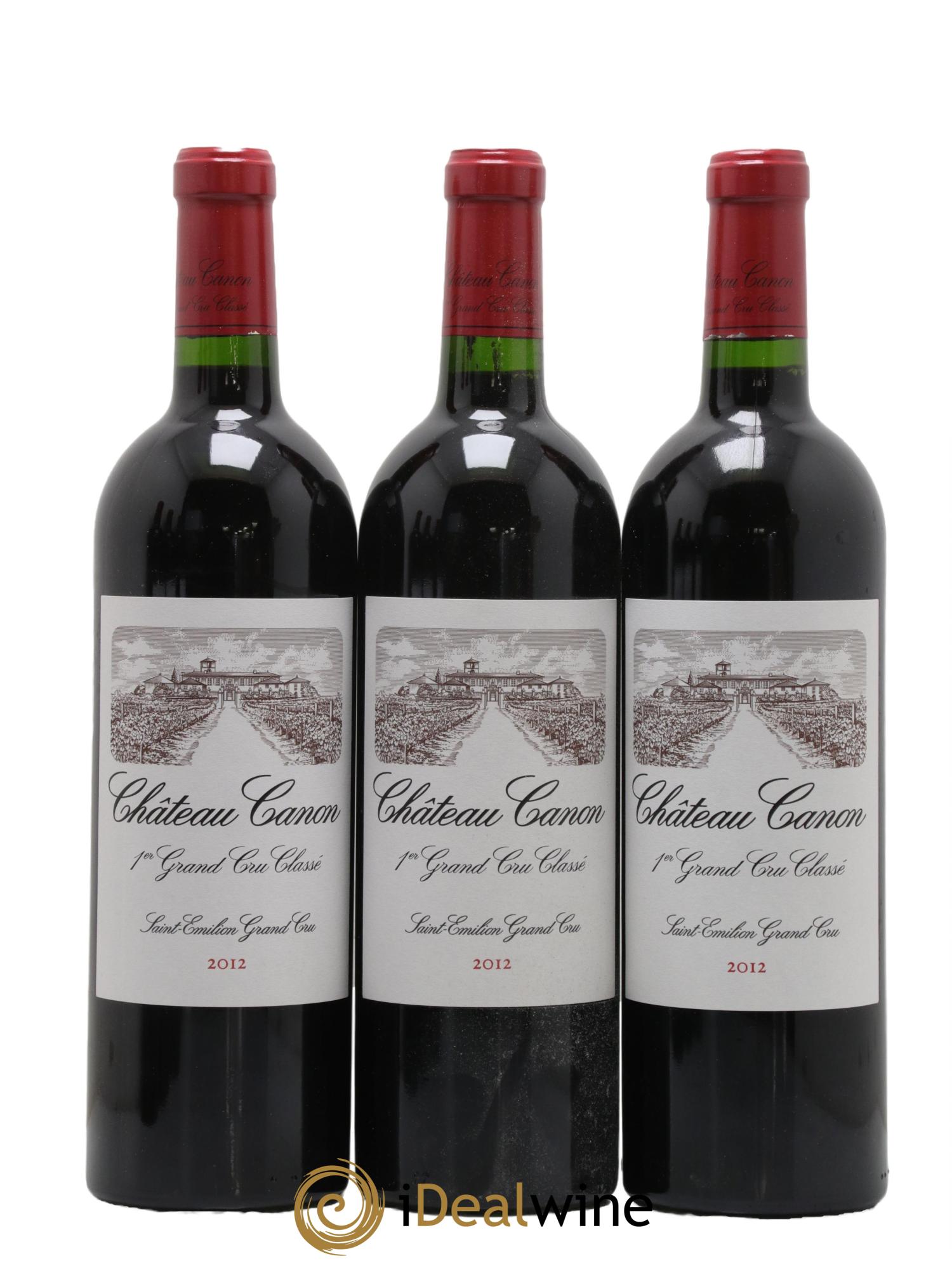 Château Canon 1er Grand Cru Classé B 2012 - Lot of 12 bottles - 2