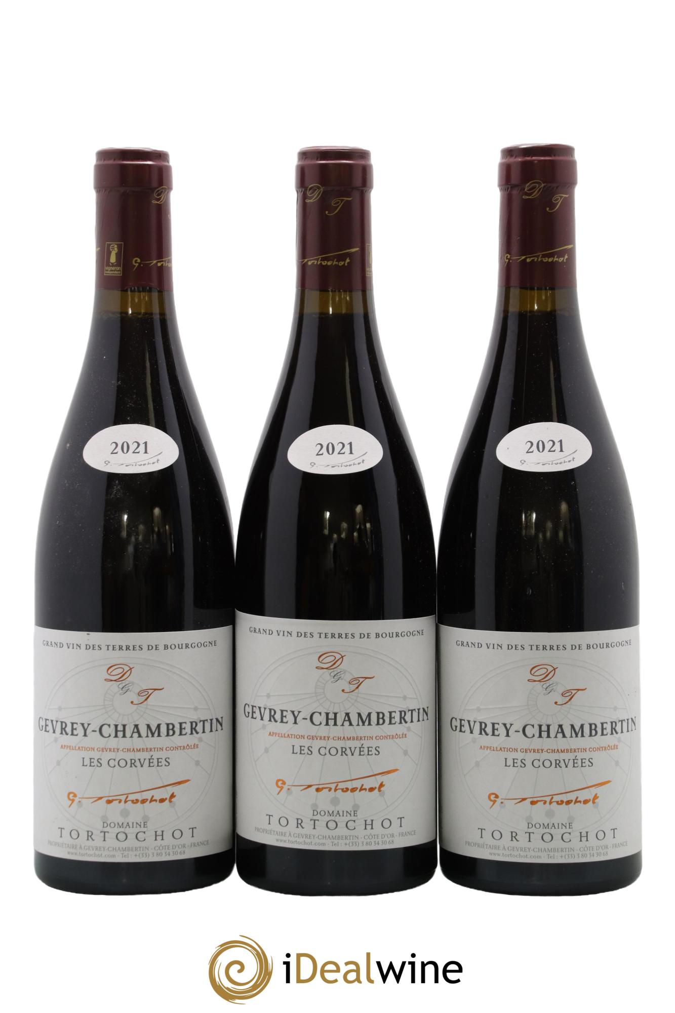 Gevrey-Chambertin Les Corvées Tortochot (Domaine) 2021 - Lot de 3 bouteilles - 0