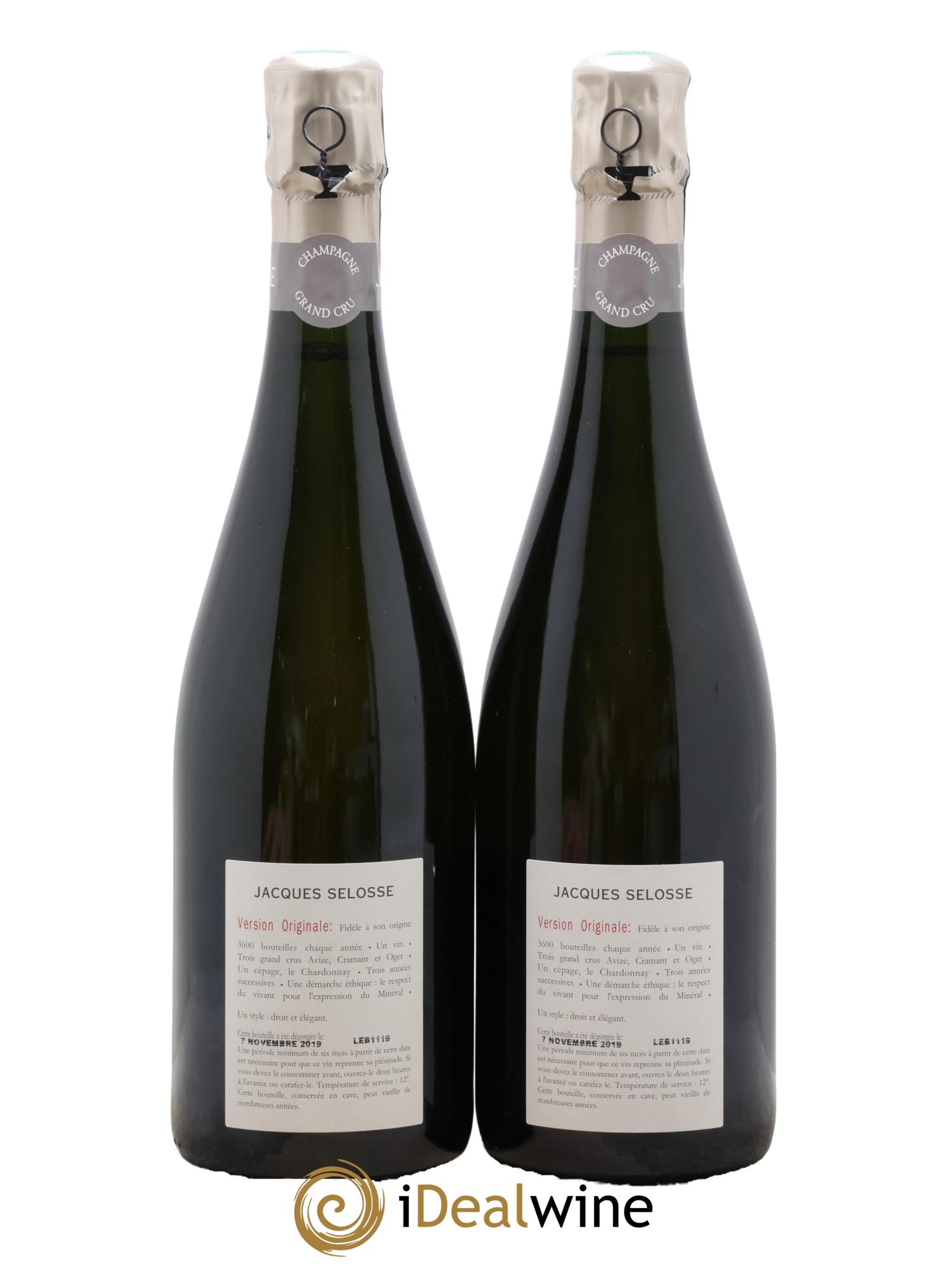 Version Originale Jacques Selosse - Lot of 2 bottles - 1