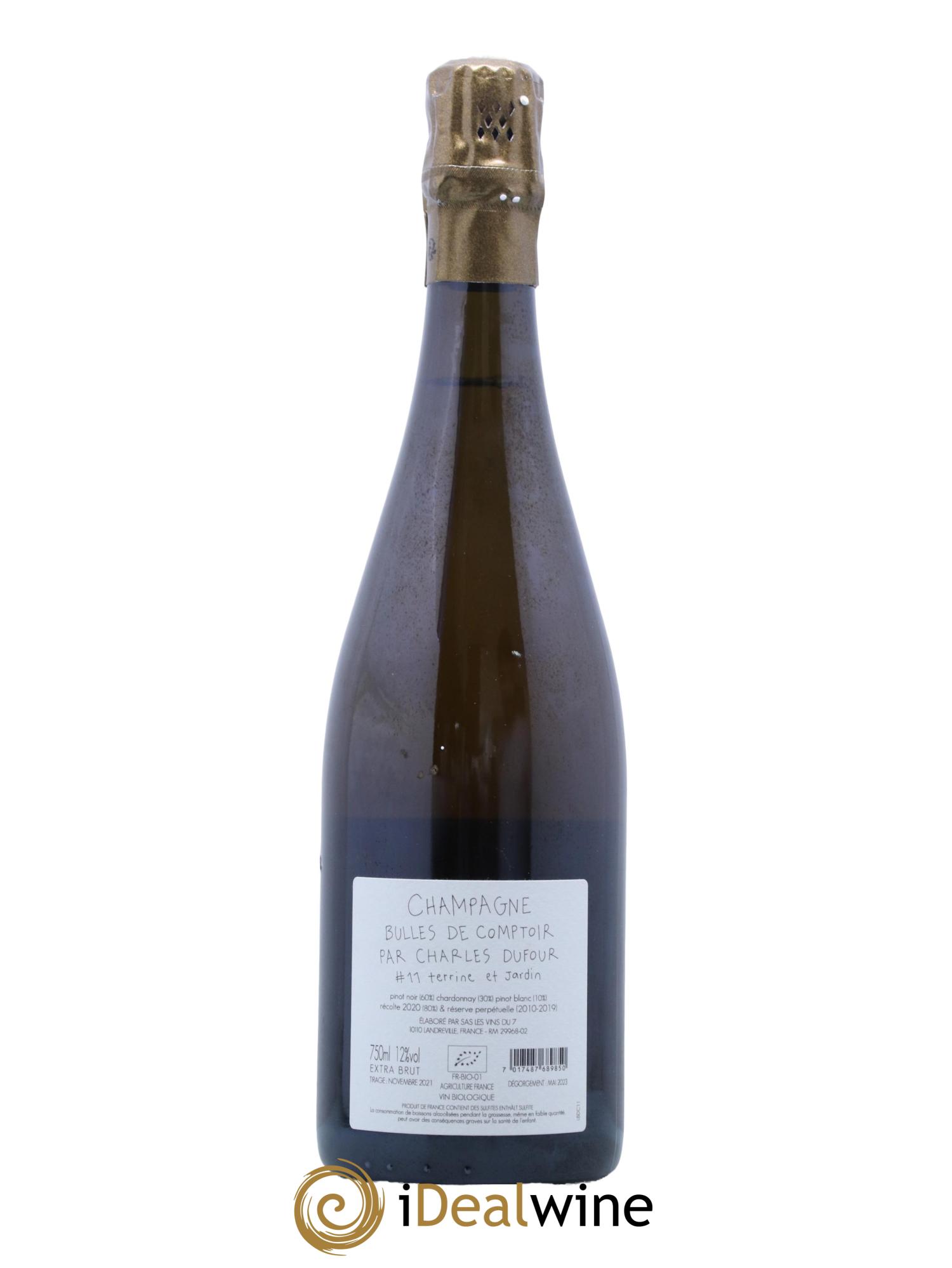 Champagne Bulles de comptoir 11 Charles Dufour - Lot of 1 bottle - 1