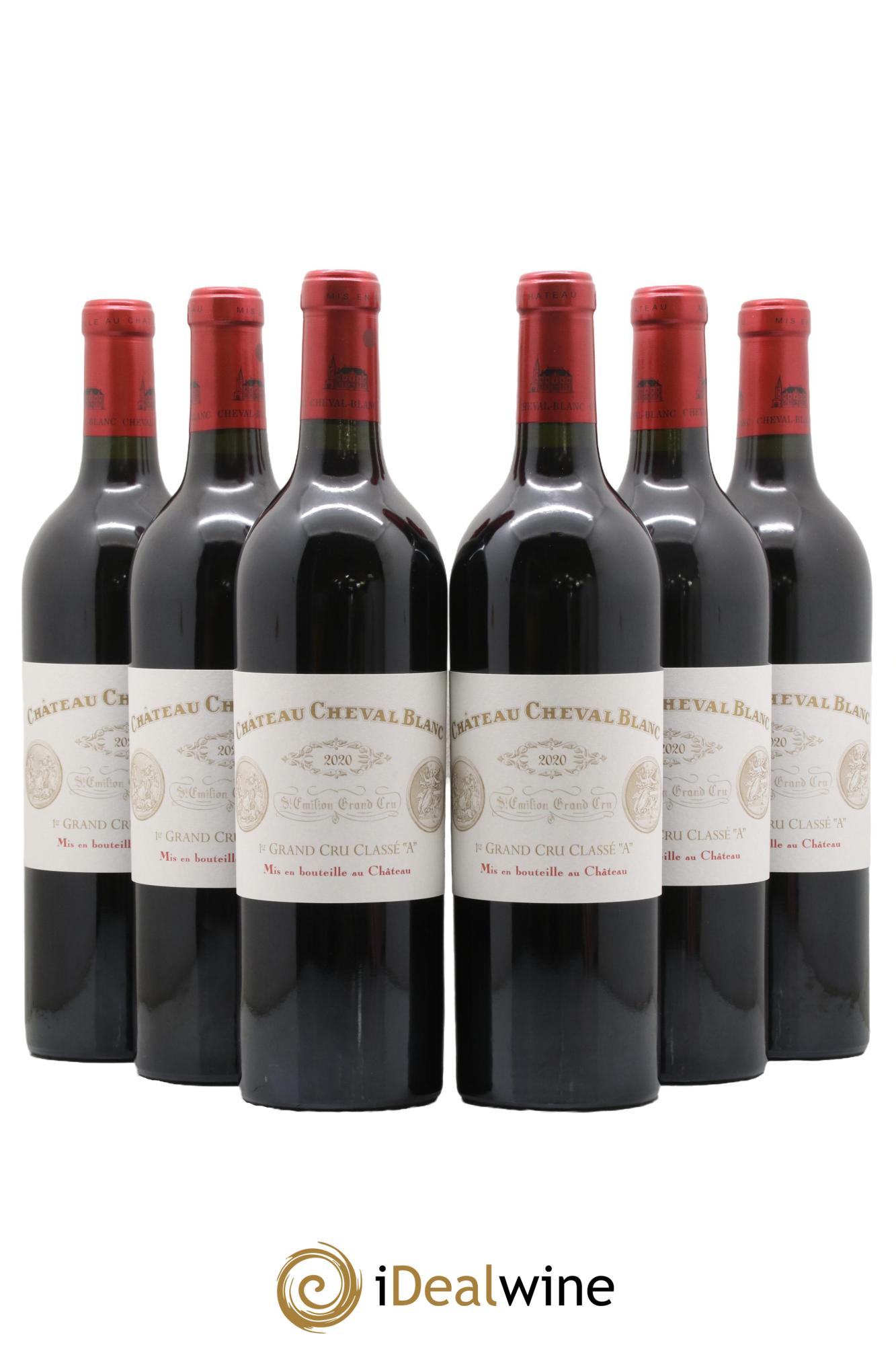 Château Cheval Blanc 1er Grand Cru Classé A 2020 - Lotto di 6 bottiglie - 0