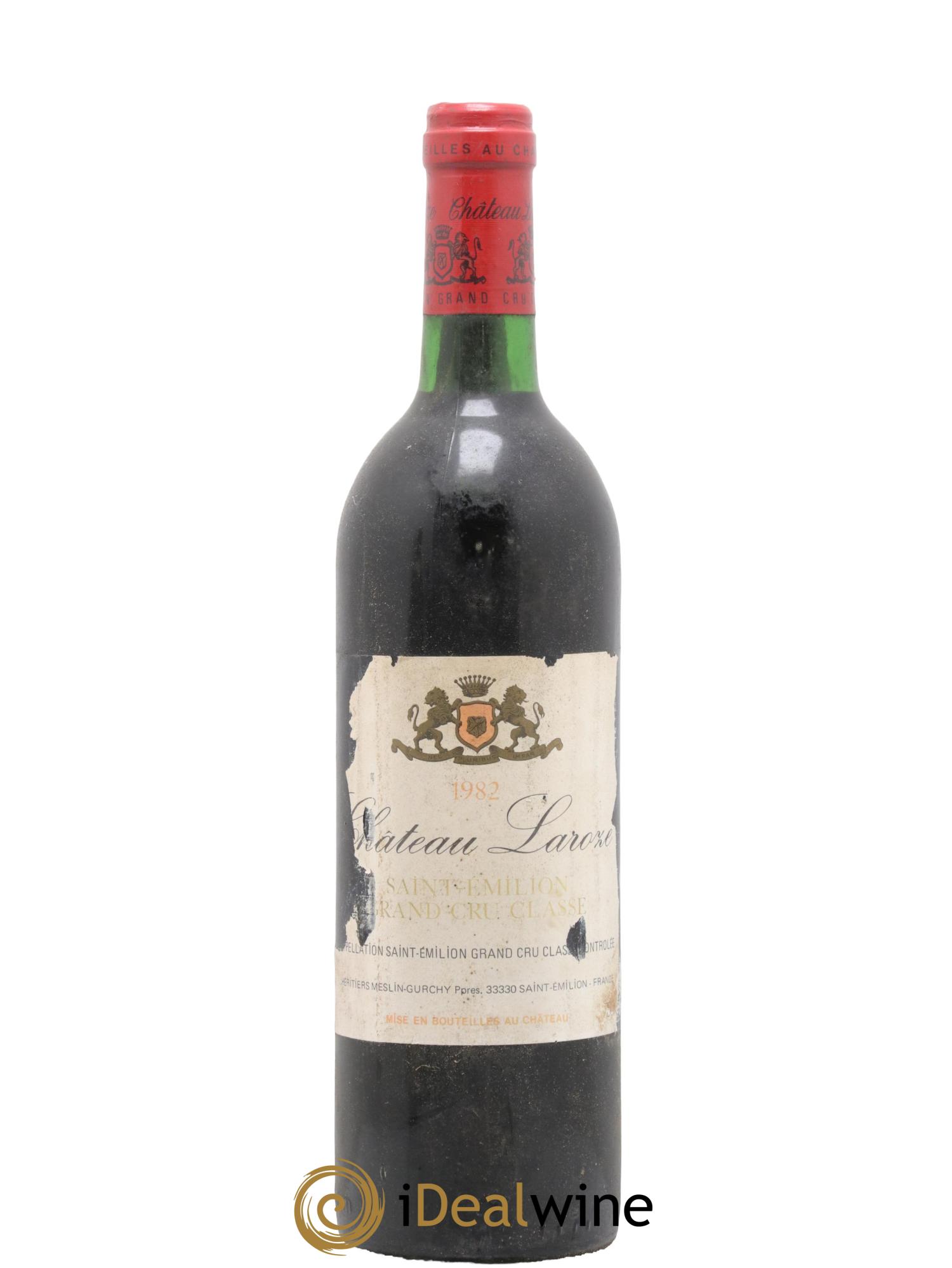Château Laroze Grand Cru Classé 1982 - Lot de 1 bouteille - 0
