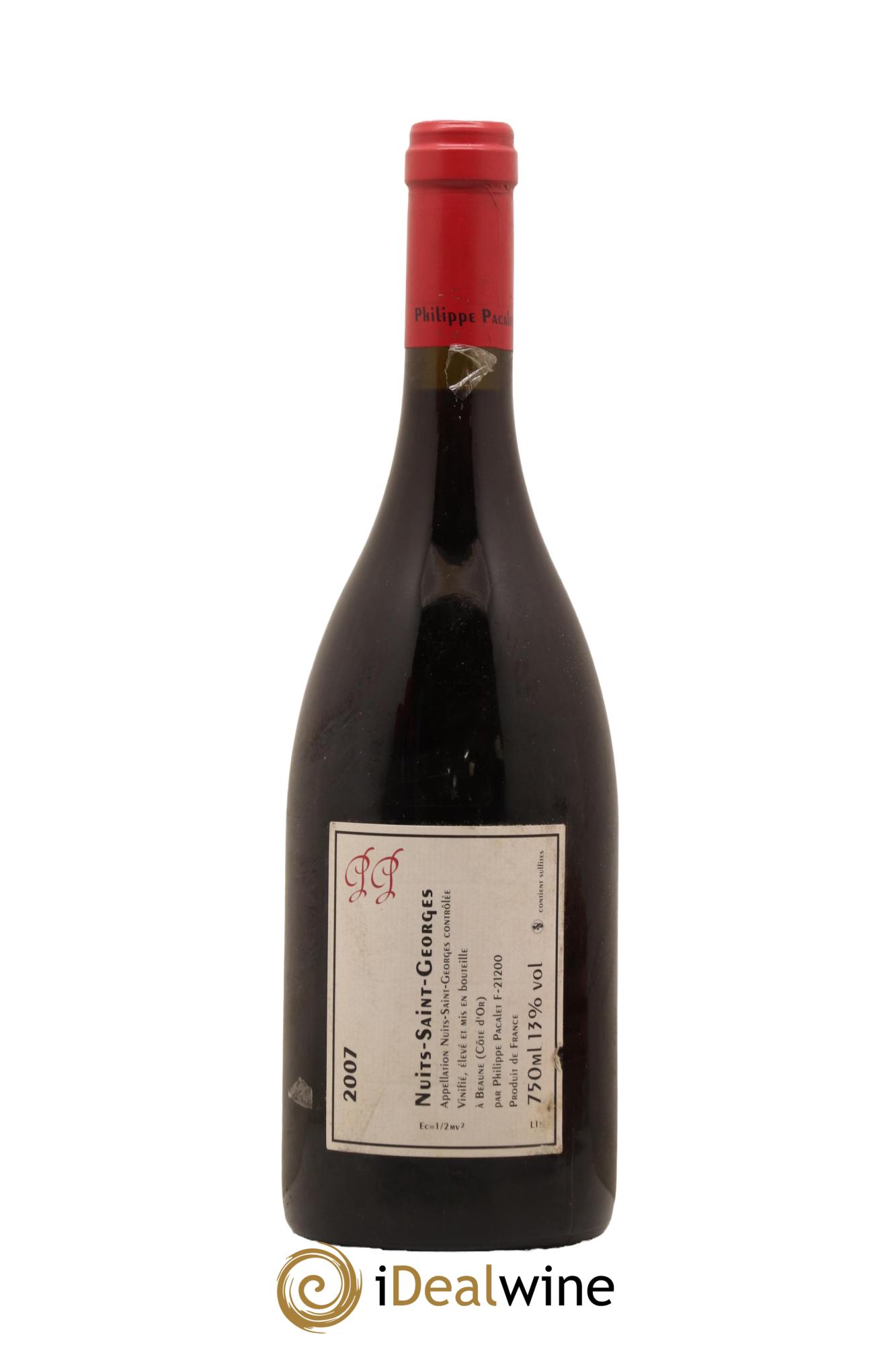 Nuits-Saint-Georges Philippe Pacalet 2007 - Lot de 1 bouteille - 1