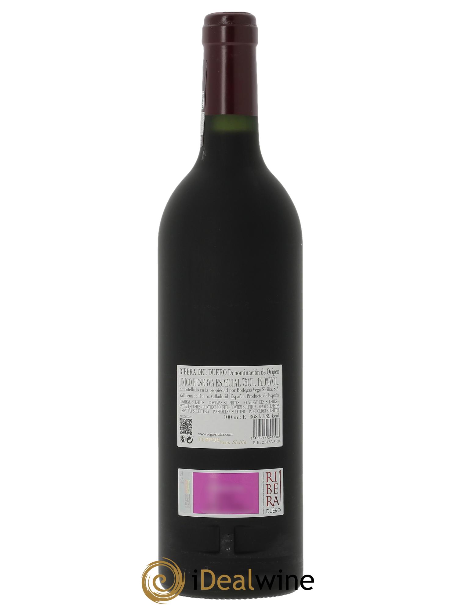 Ribera Del Duero DO Vega Sicilia Unico Reserva Especial 2025 - Assemblage 2011, 2012 et 2013 Famille Alvarez - Lote de 1 botella - 1