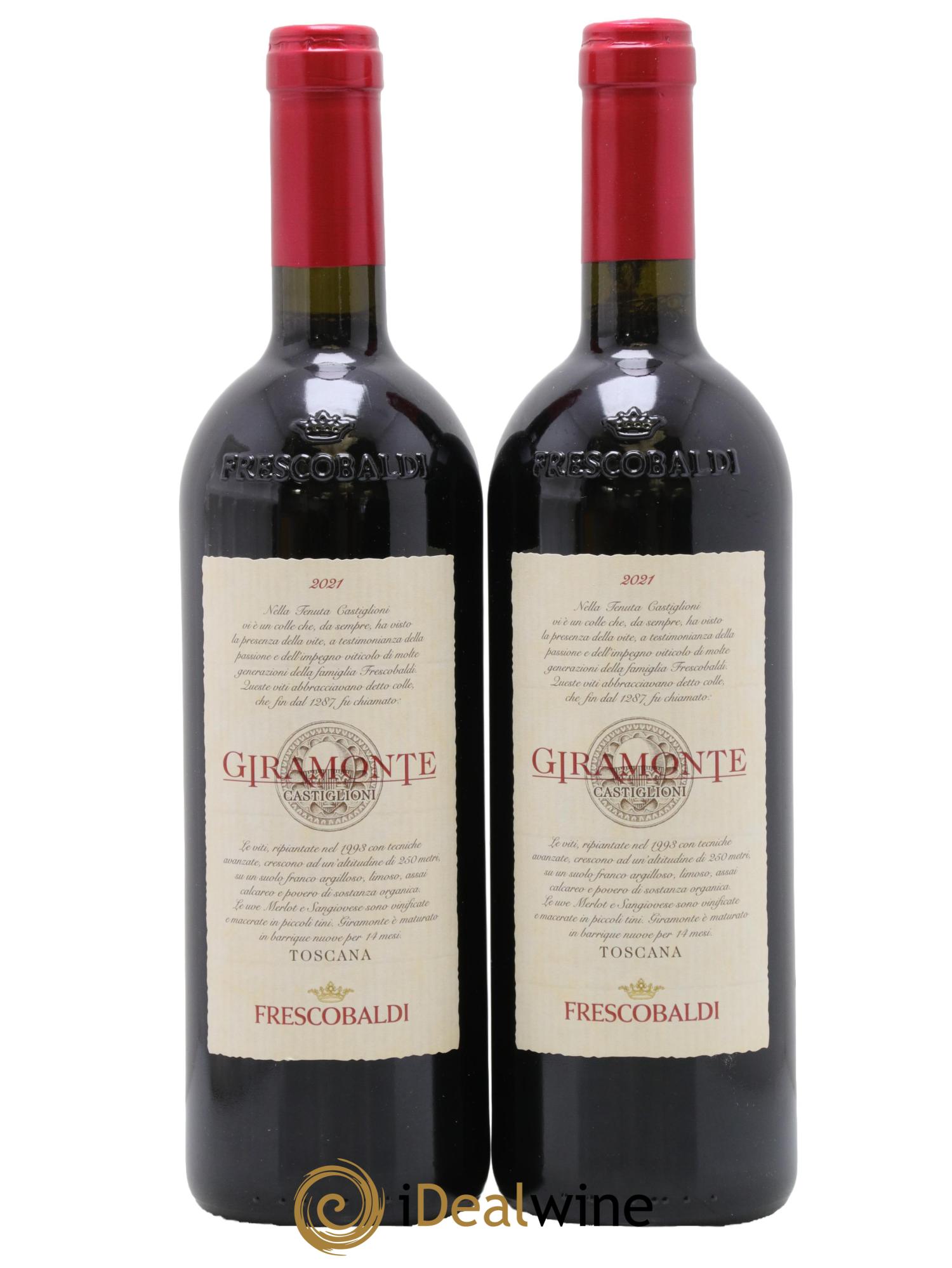 Italie Toscana IGT Giramonte Frescobaldi 2021 - Lot de 2 bouteilles - 0