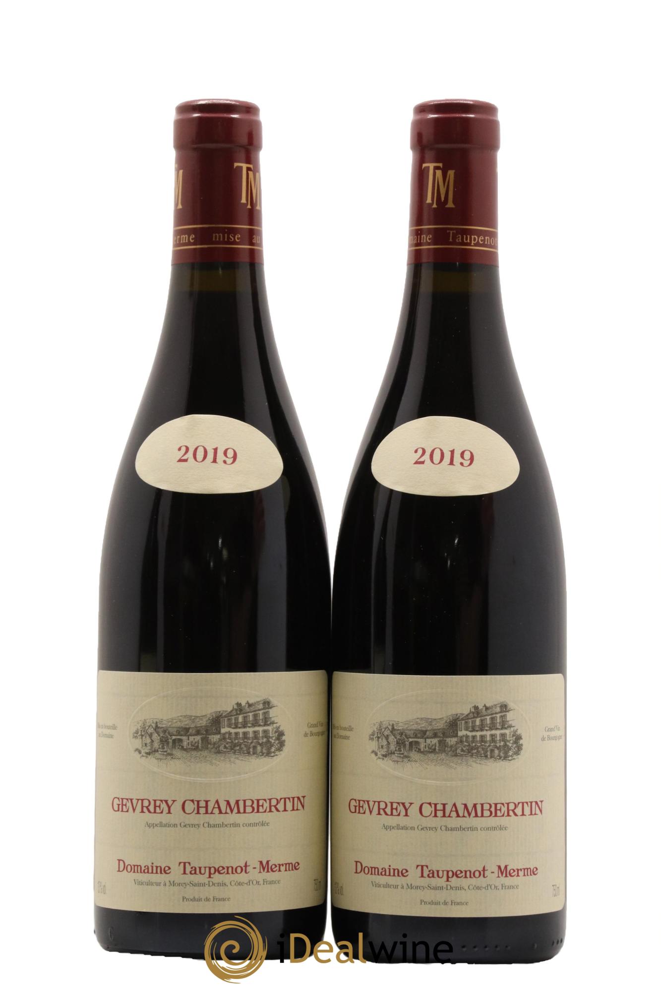 Gevrey-Chambertin Taupenot-Merme 2019 - Lot de 2 bouteilles - 0