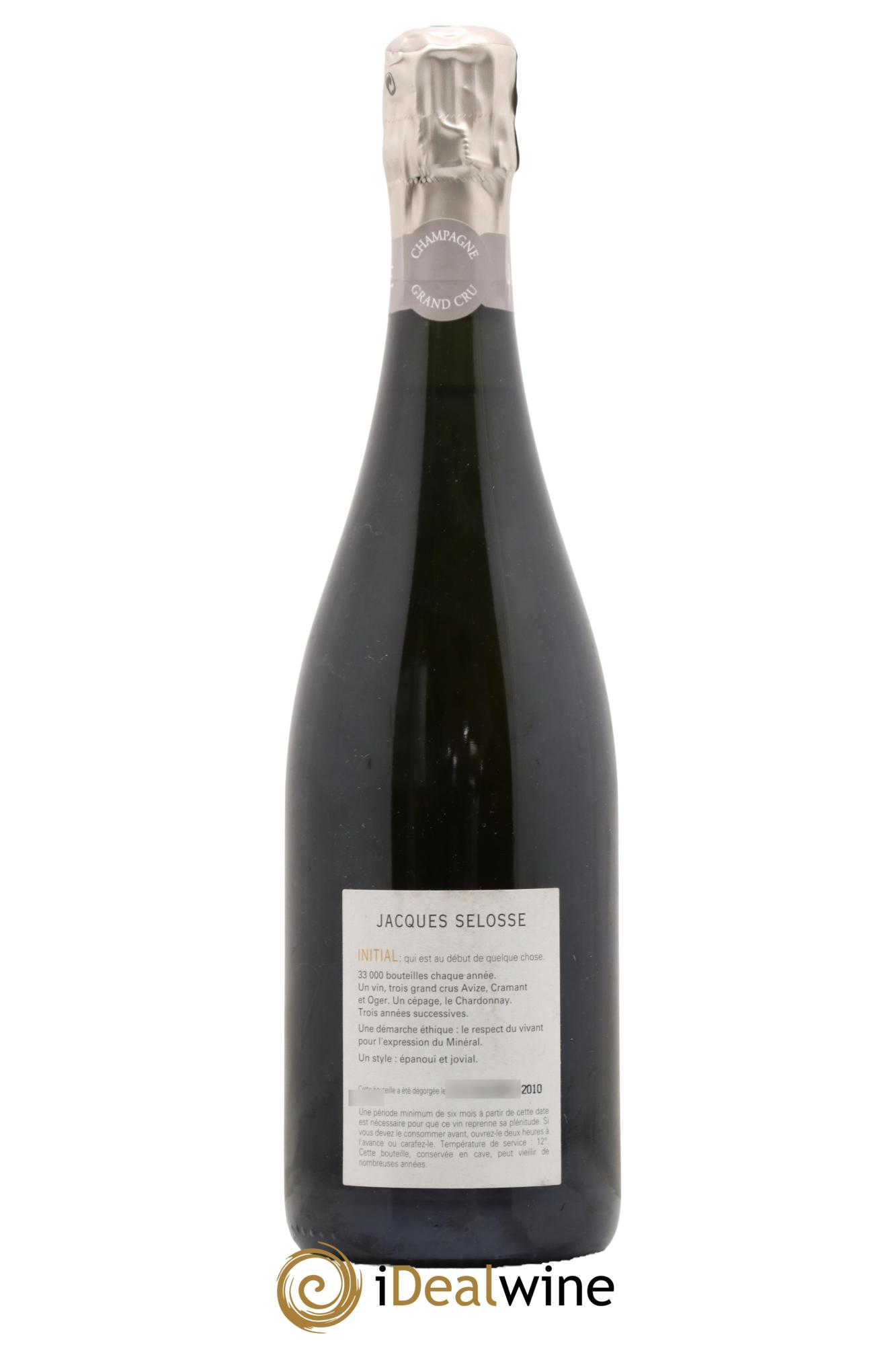 Initial Brut Jacques Selosse - Lot de 1 bouteille - 1