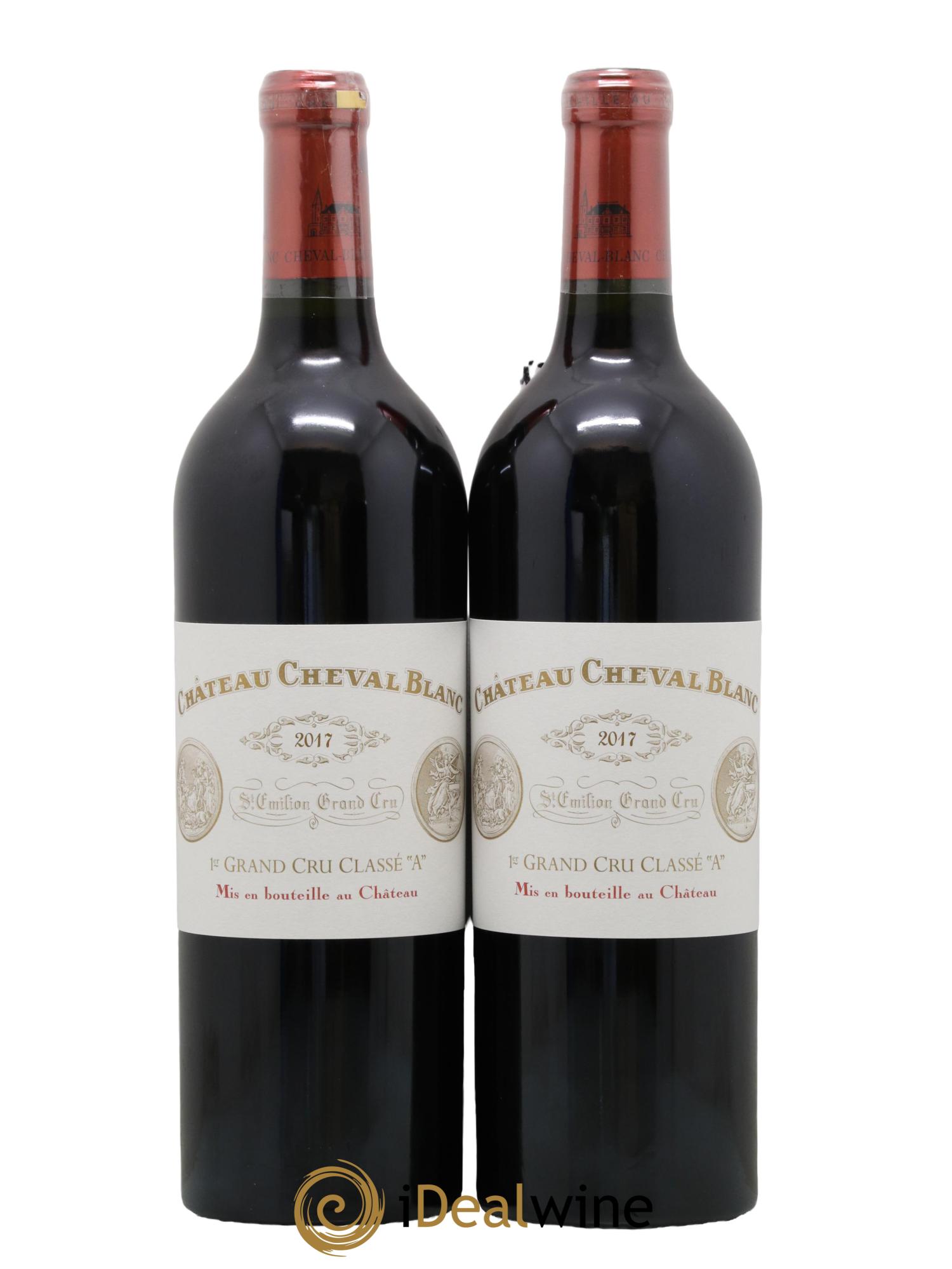 Château Cheval Blanc 1er Grand Cru Classé A 2017 - Lot de 2 bouteilles - 0