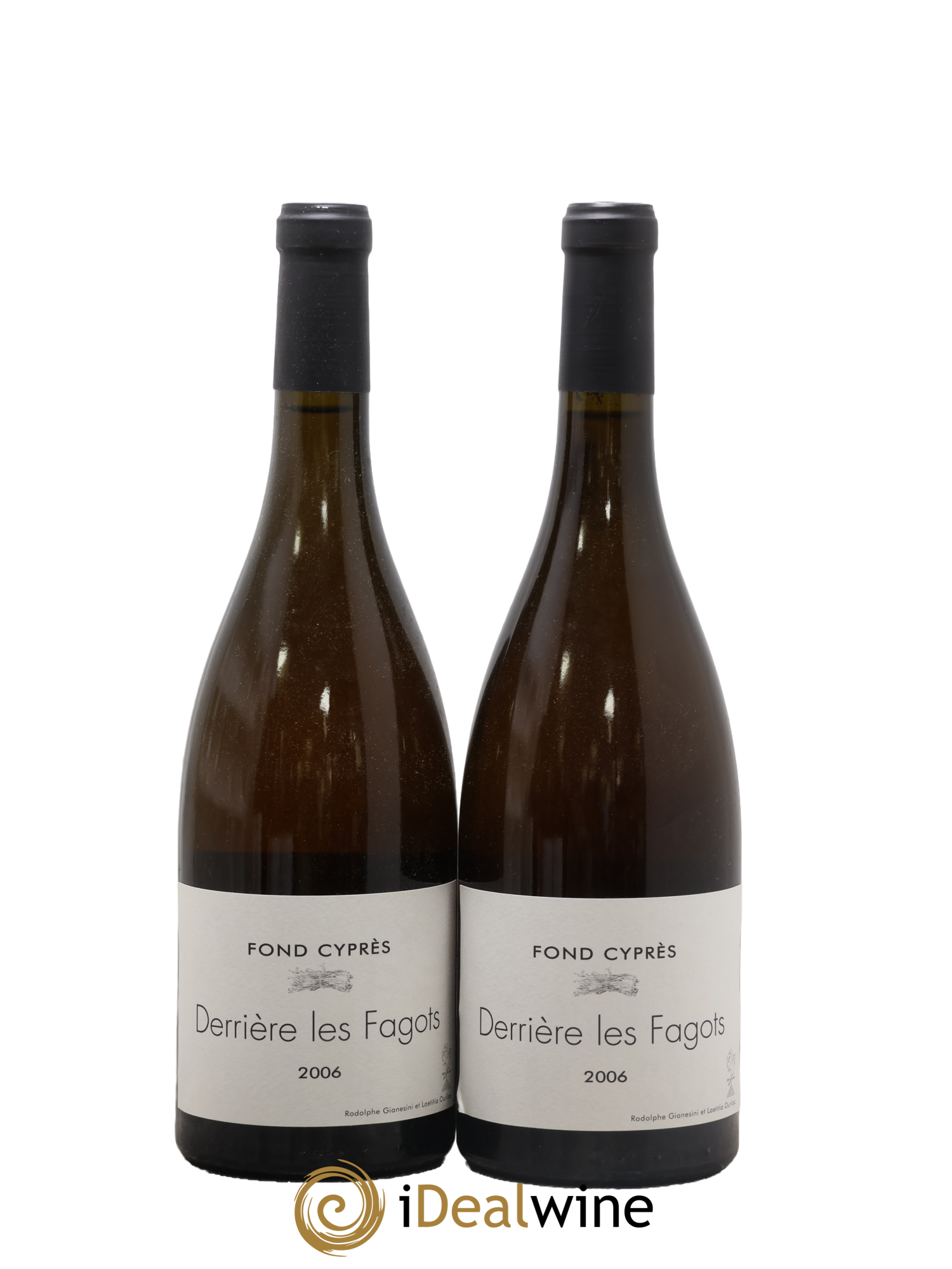 Vin de France Derrière Les Fagots Fond Cyprès 2006 - Lot of 2 bottles - 0