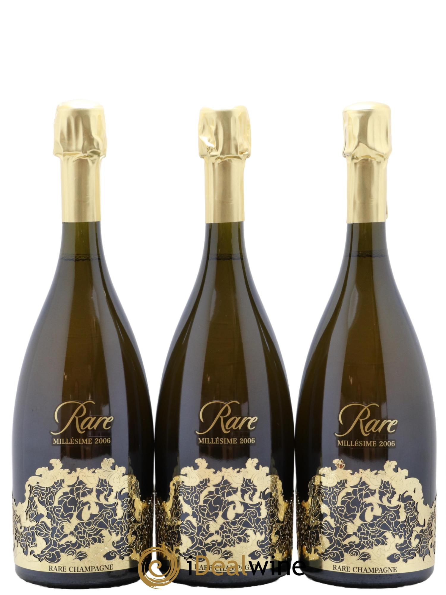 Rare Piper Heidsieck 2006 - Lot de 3 bouteilles - 0