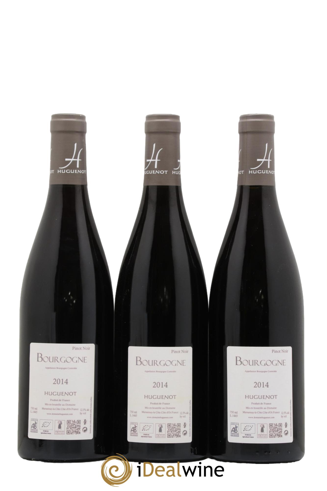 Bourgogne Côte-d'Or Huguenot 2014 - Lot de 3 bouteilles - 1