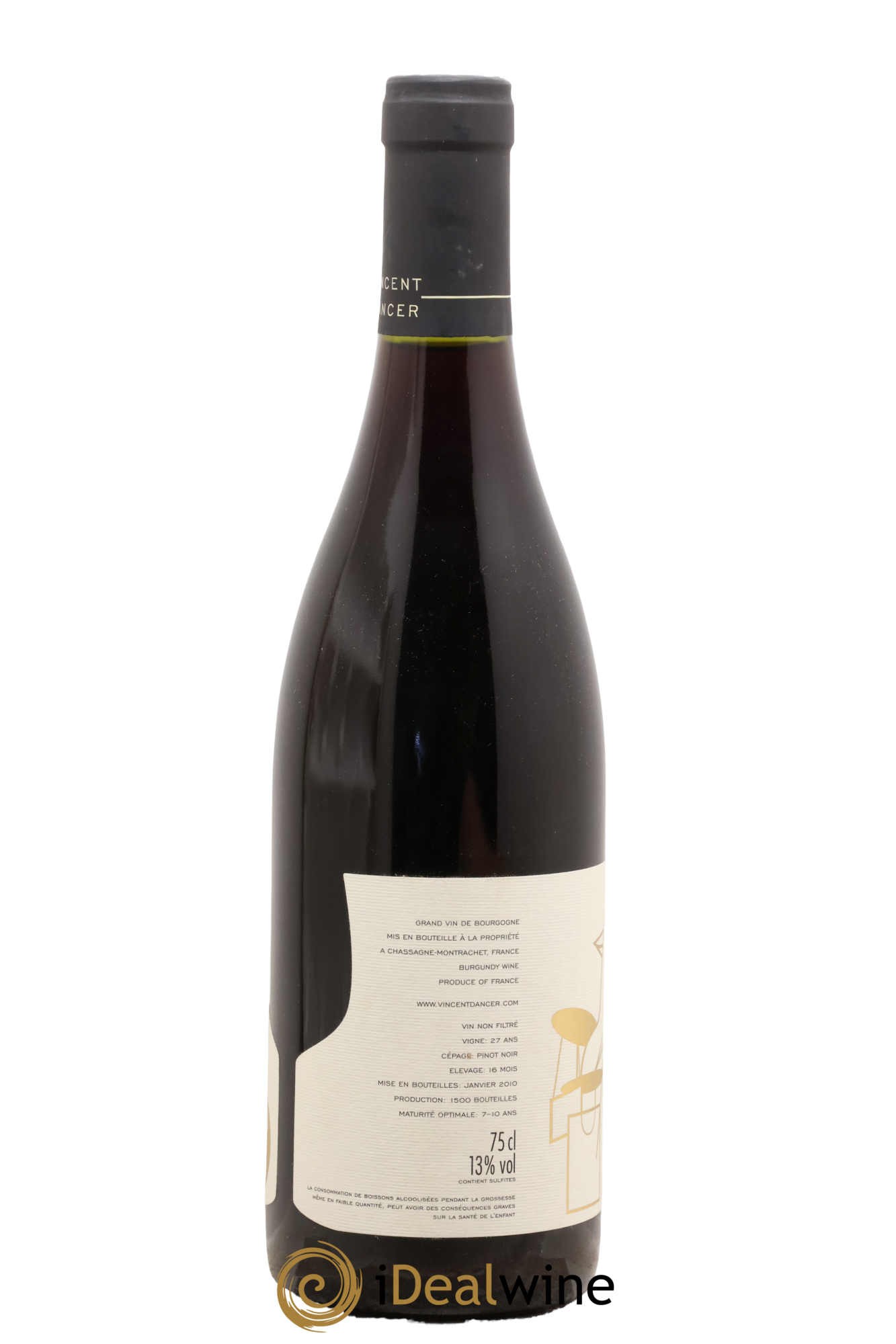 Chassagne-Montrachet 1er Cru La Grande Borne Vincent Dancer 2008 - Posten von 1 Flasche - 1