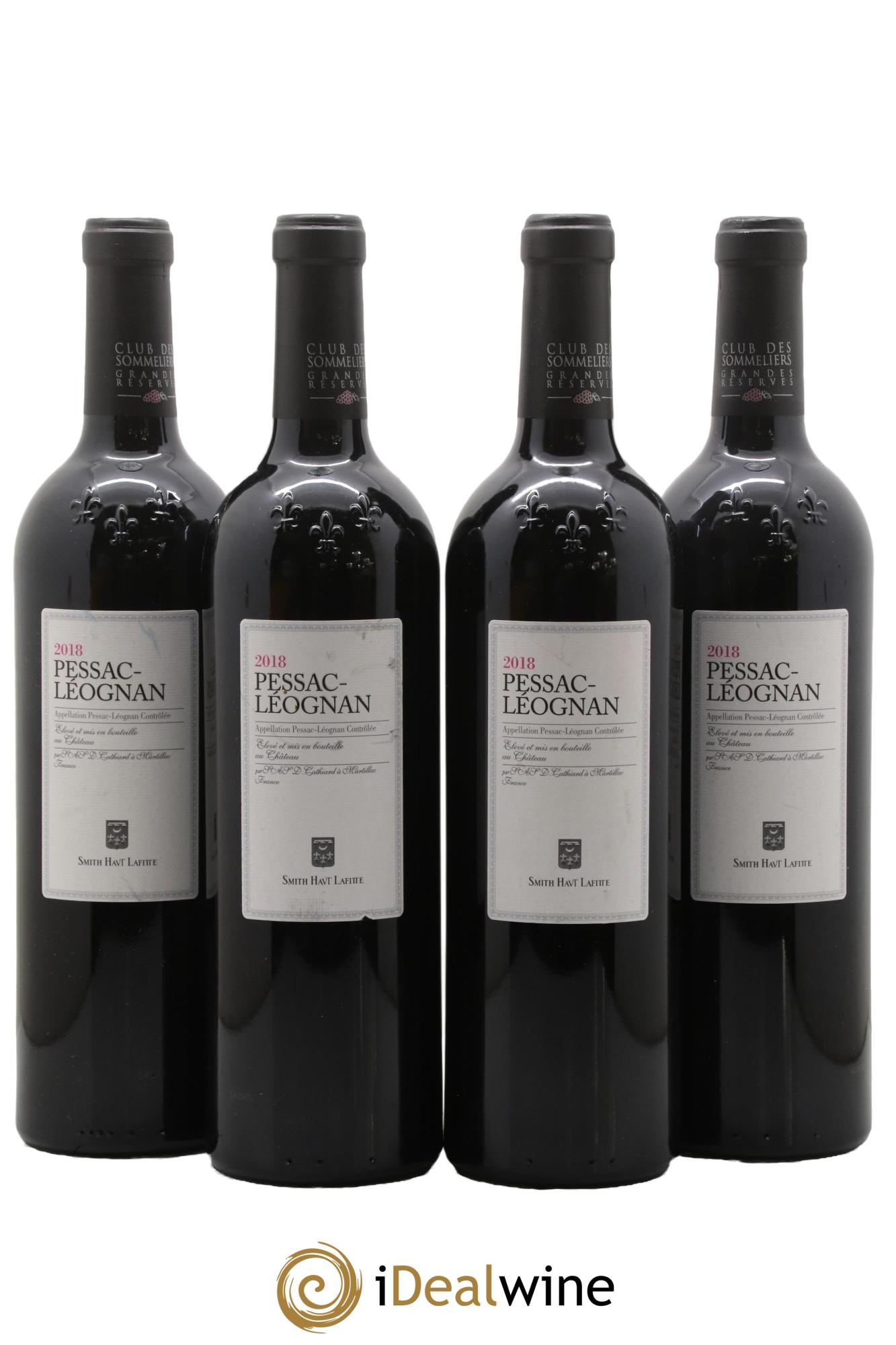 Pessac-Léognan Elevé par Smith Haut Lafitte Club des Sommeliers 2018 - Lot de 4 bouteilles - 0