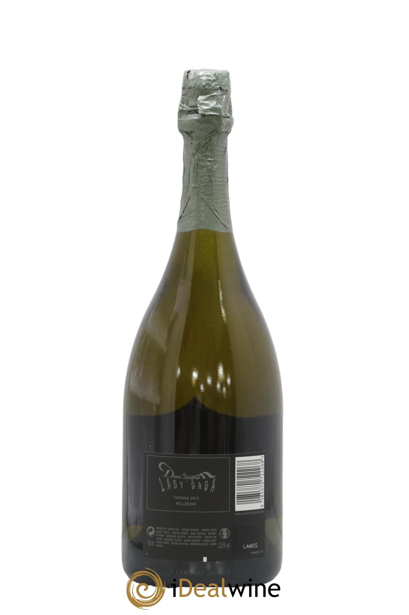 Vintage Edition Limitée Lady Gaga Dom Pérignon 2010 - Lot de 1 bouteille - 2