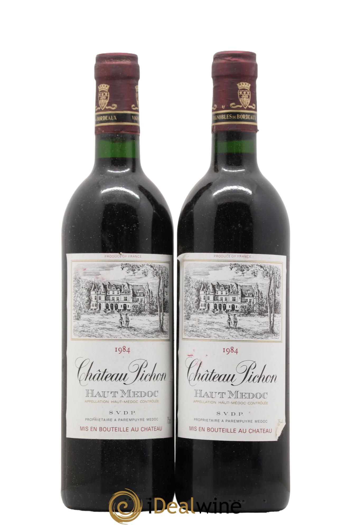 Château Clément-Pichon Cru Bourgeois 1984 - Lot de 2 bouteilles - 0