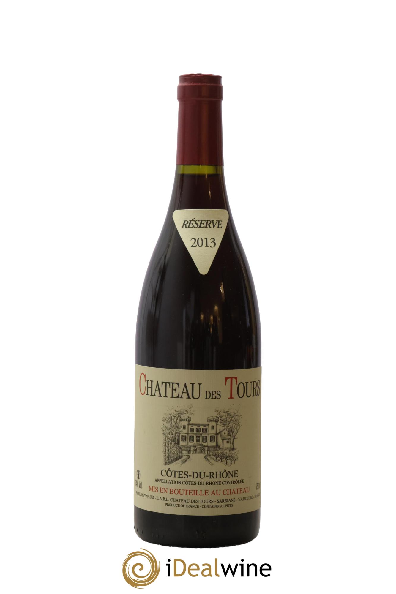 Côtes-du-Rhône Château des Tours Emmanuel Reynaud 2013 - Lot de 1 bouteille - 0