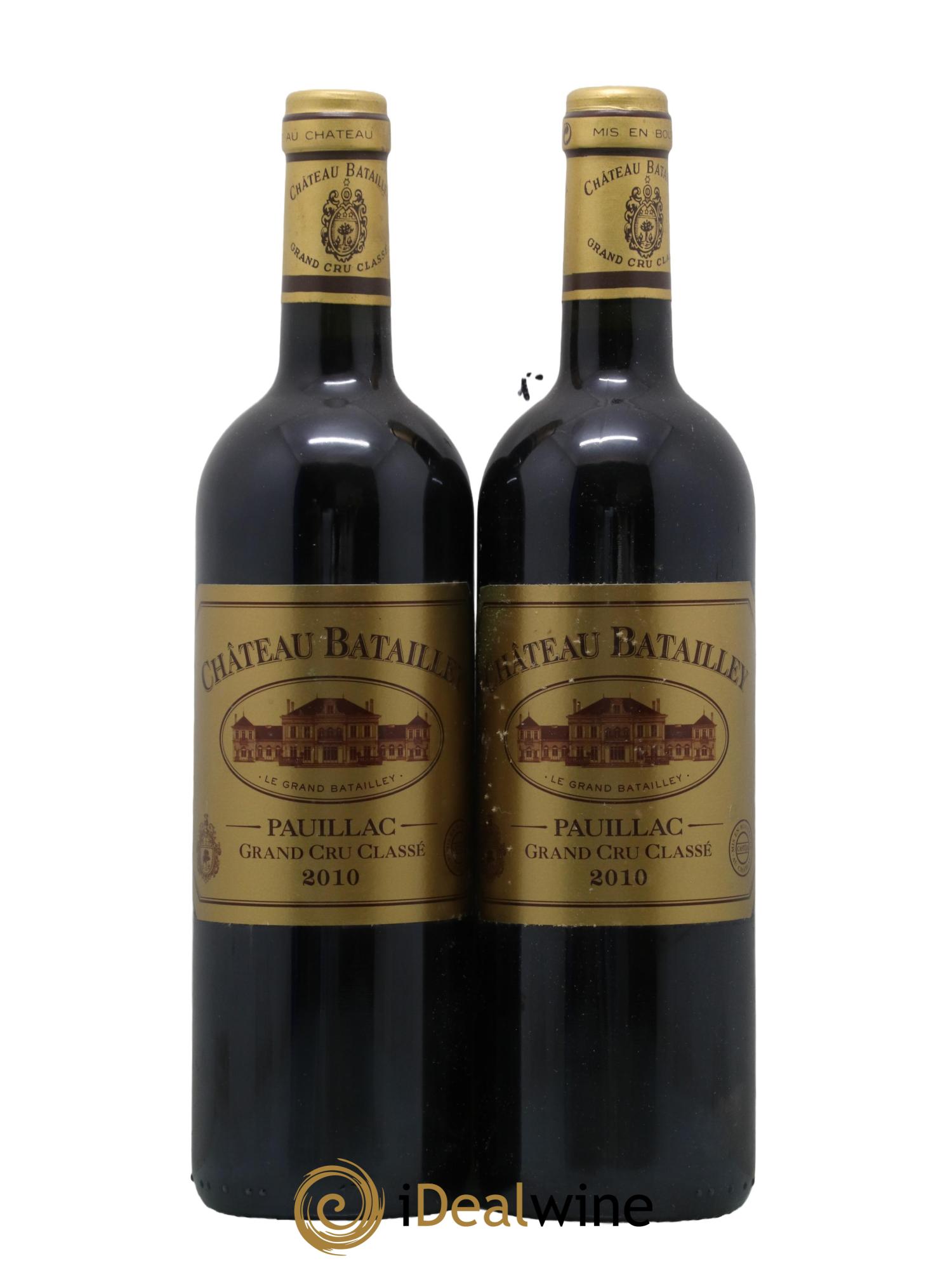 Château Batailley 5ème Grand Cru Classé 2010 - Lot de 2 bouteilles - 0