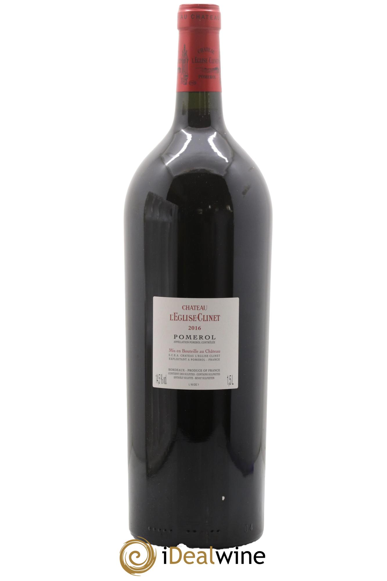 Château l' Église Clinet 2016 - Lotto di 1 magnum - 1