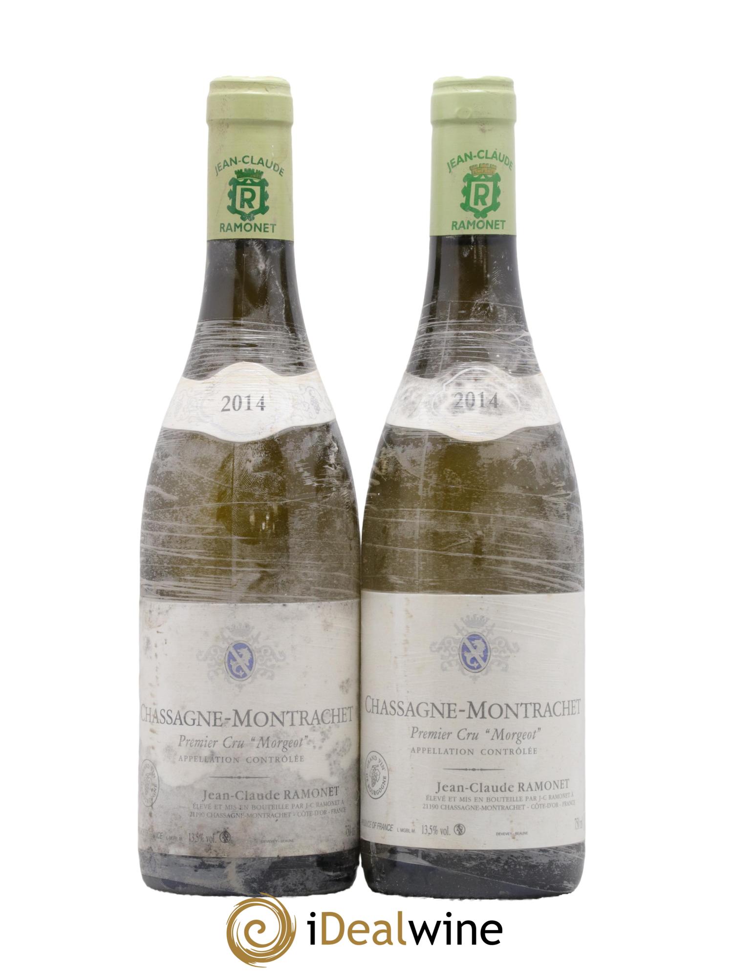 Chassagne-Montrachet 1er Cru Morgeot Ramonet (Domaine) 2014 - Lot de 2 bouteilles - 0