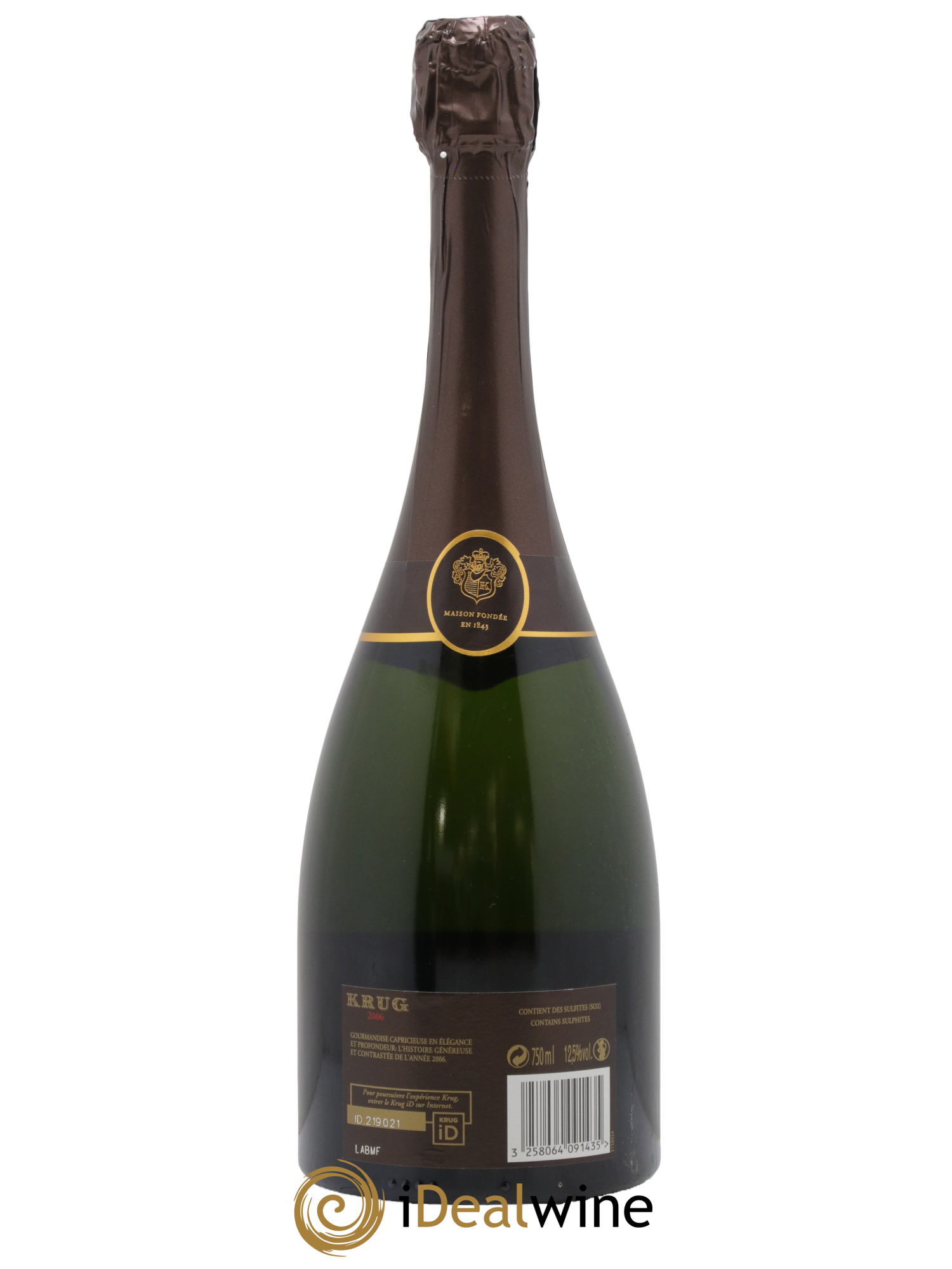 Vintage Krug 2006 - Lot de 1 bouteille - 1