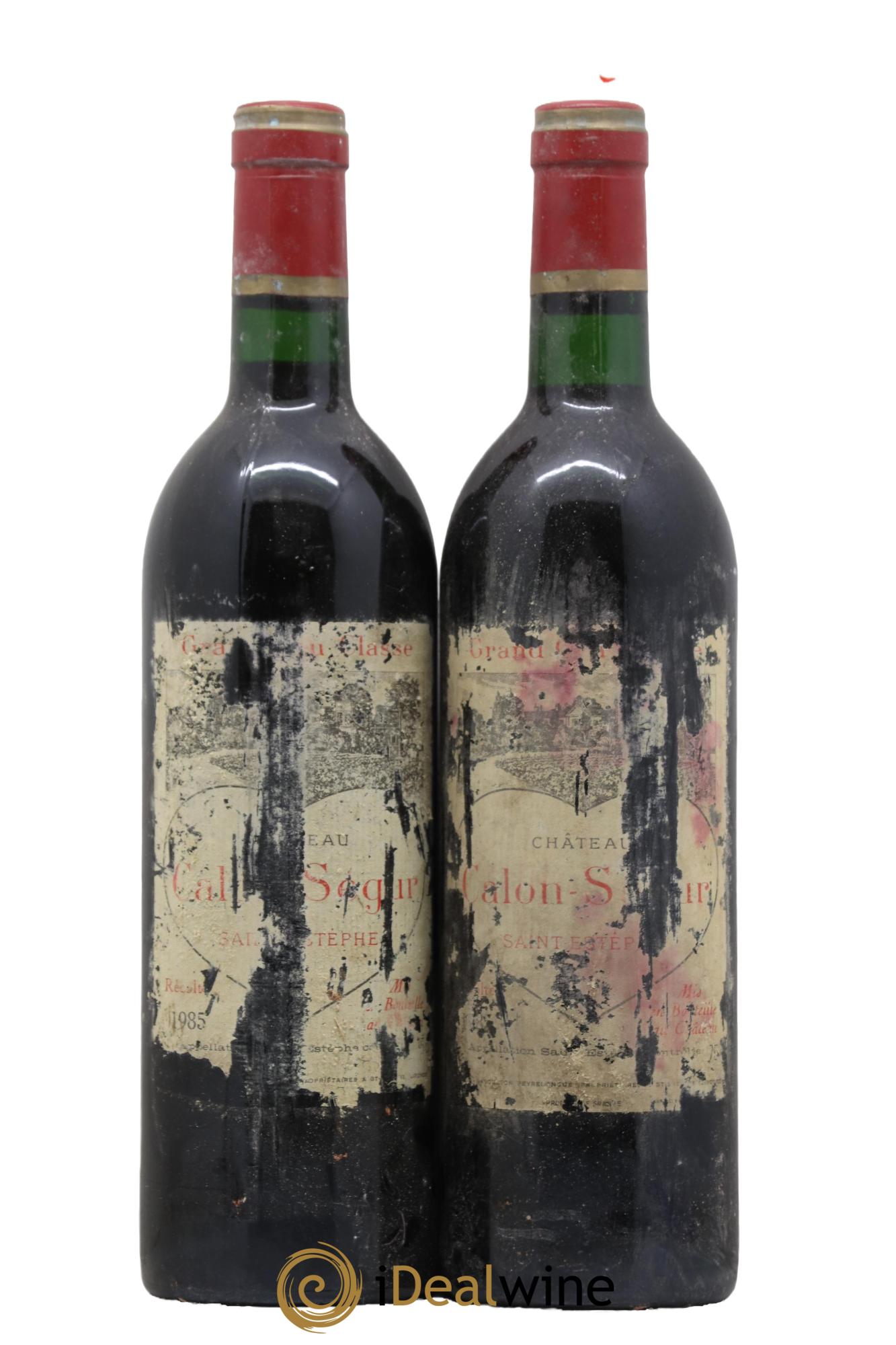 Château Calon Ségur 3ème Grand Cru Classé 1985 - Lot de 2 bouteilles - 0