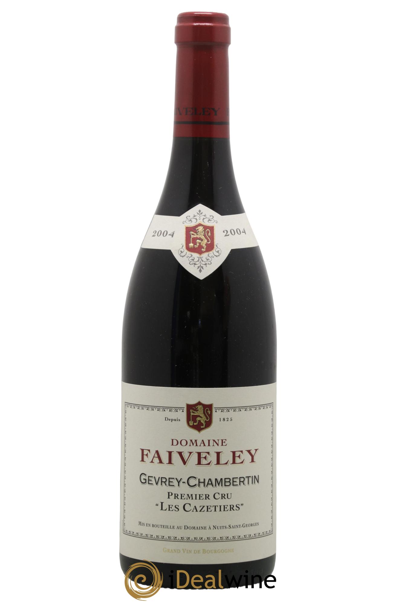 Gevrey-Chambertin 1er Cru Les Cazetiers Faiveley  2004 - Posten von 1 Flasche - 0