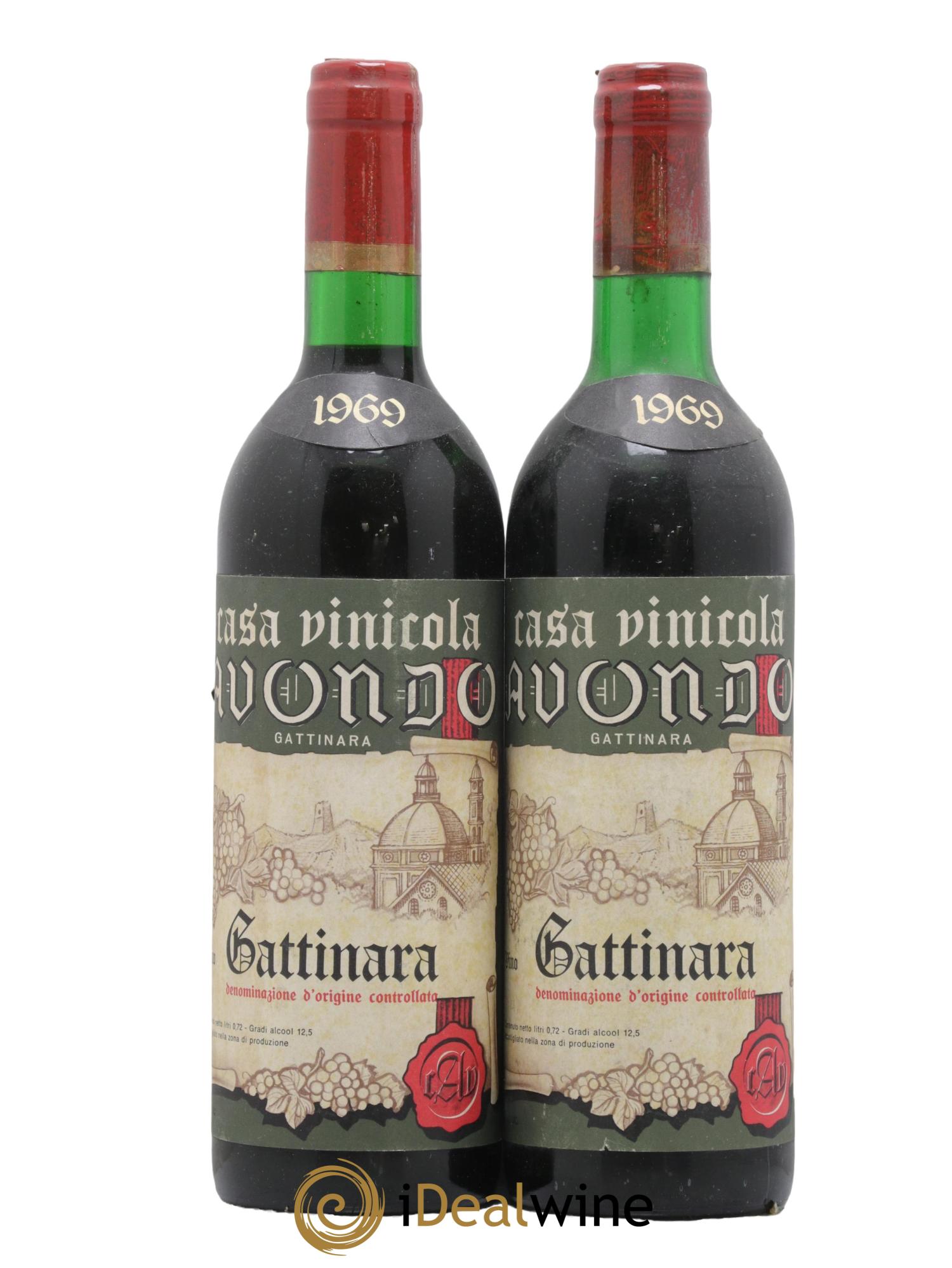 Gattinara DOCG Avondo 1969 - Lot de 2 bouteilles - 0