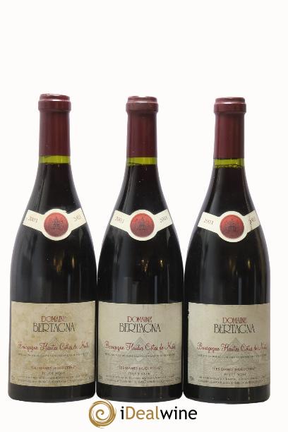Hautes-Côtes de Nuits Les Dames Huguettes Bertagna 2003 - Lot of 3 bottles - 0