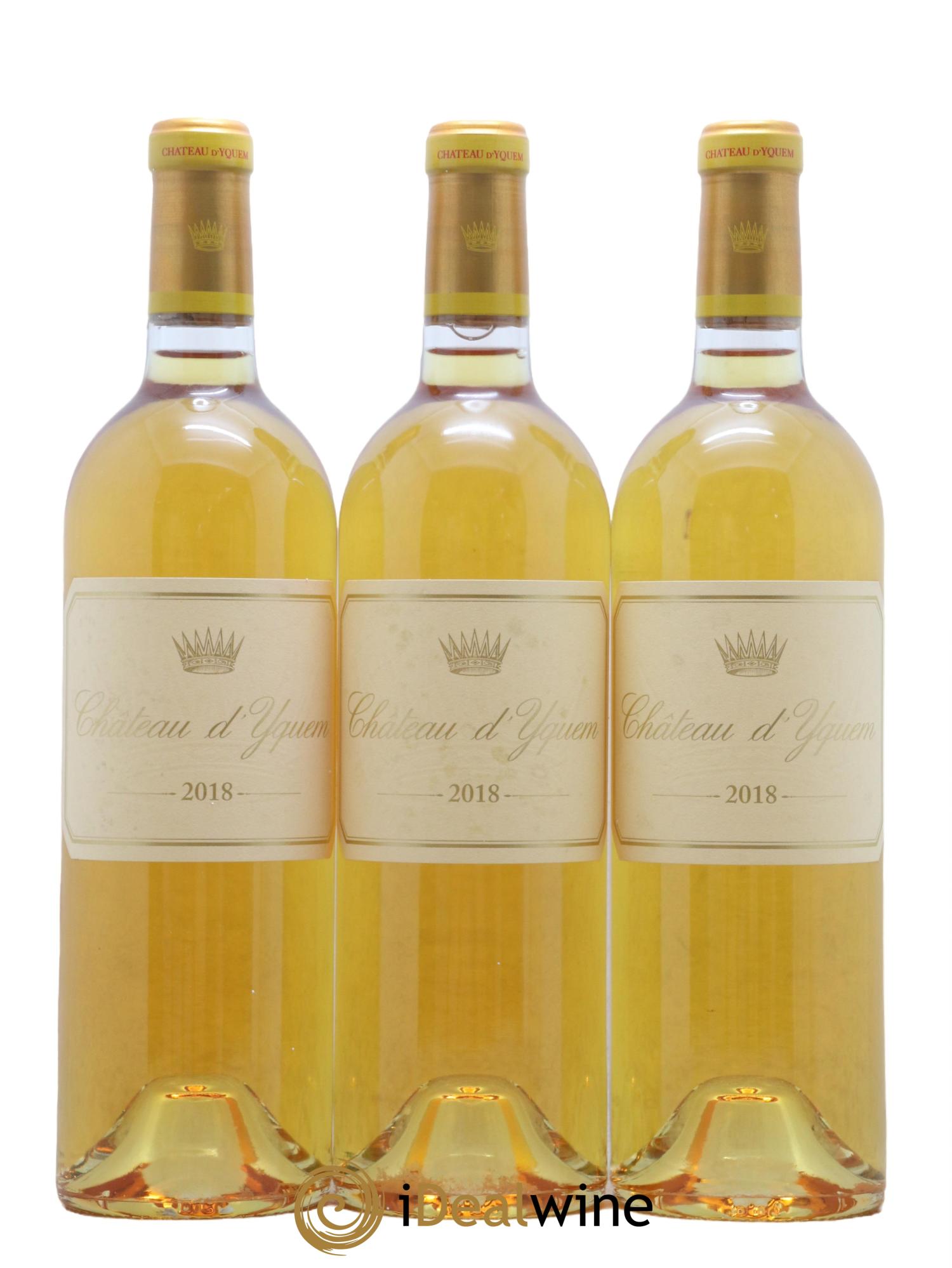 Château d' Yquem 1er Cru Classé Supérieur 2018 - Lotto di 3 bottiglie - 0