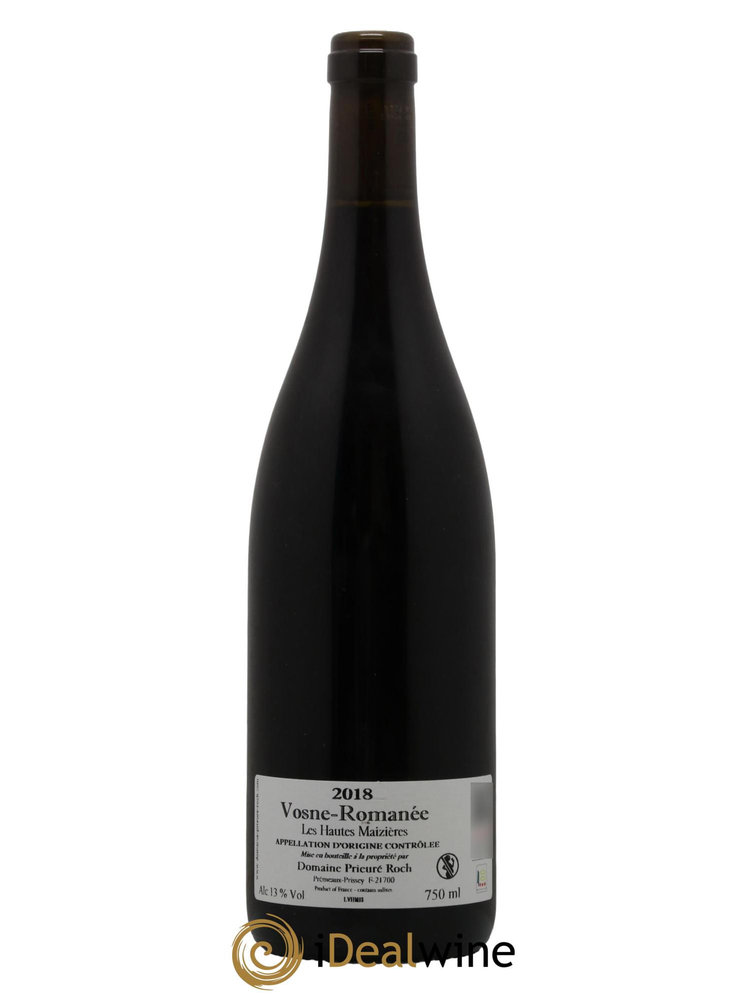 Vosne-Romanée Les Hautes Maizières Prieuré Roch 2018 - Lotto di 1 bottiglia - 1