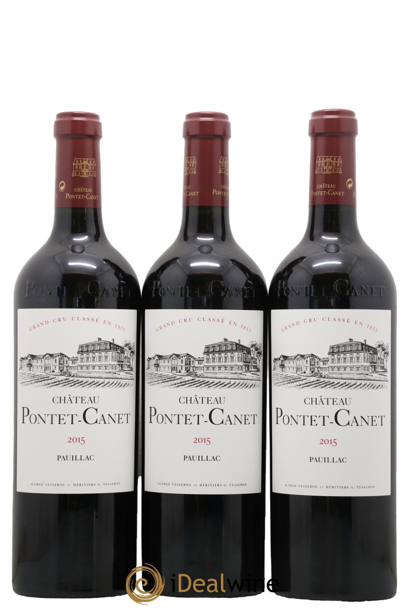 Château Pontet Canet 5ème Grand Cru Classé 2015 - Lot de 6 bouteilles - 2