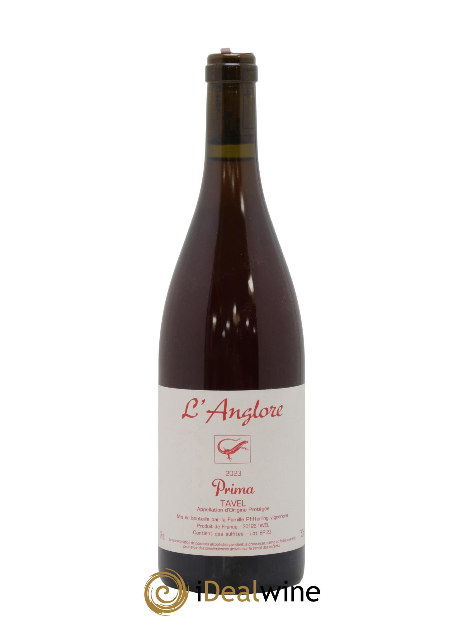 Tavel Prima L'Anglore 2023 - Lot de 1 bouteille - 0