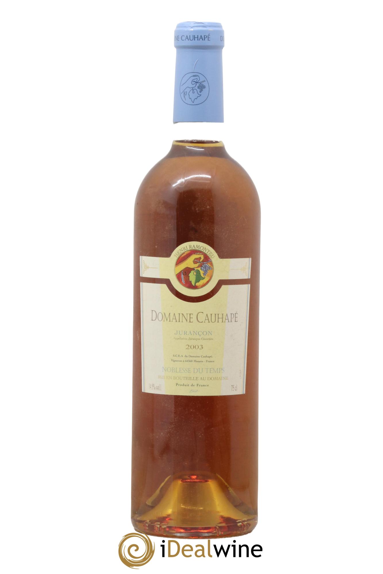 Jurançon Noblesse du temps Cauhapé (Domaine) 2003 - Lot of 1 bottle - 0