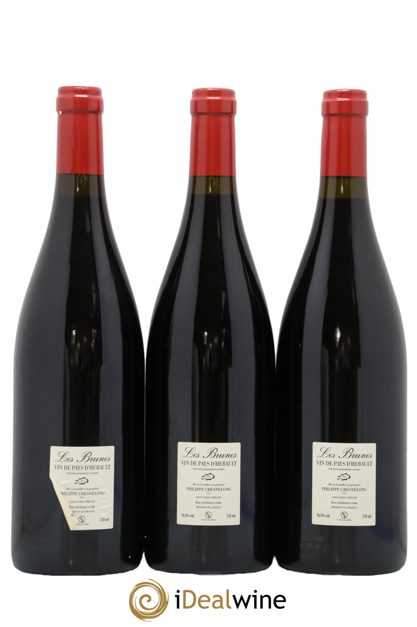 Vin de France Les Brunes Les Creisses (Domaine) 2019 - Lot de 3 bouteilles - 1