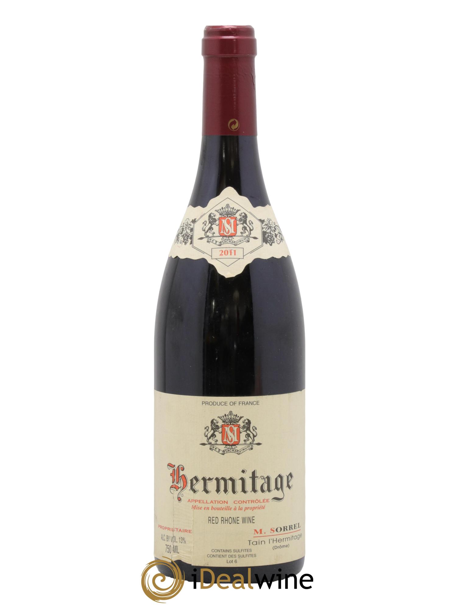 Hermitage Marc Sorrel 2011 - Lot of 1 bottle - 0