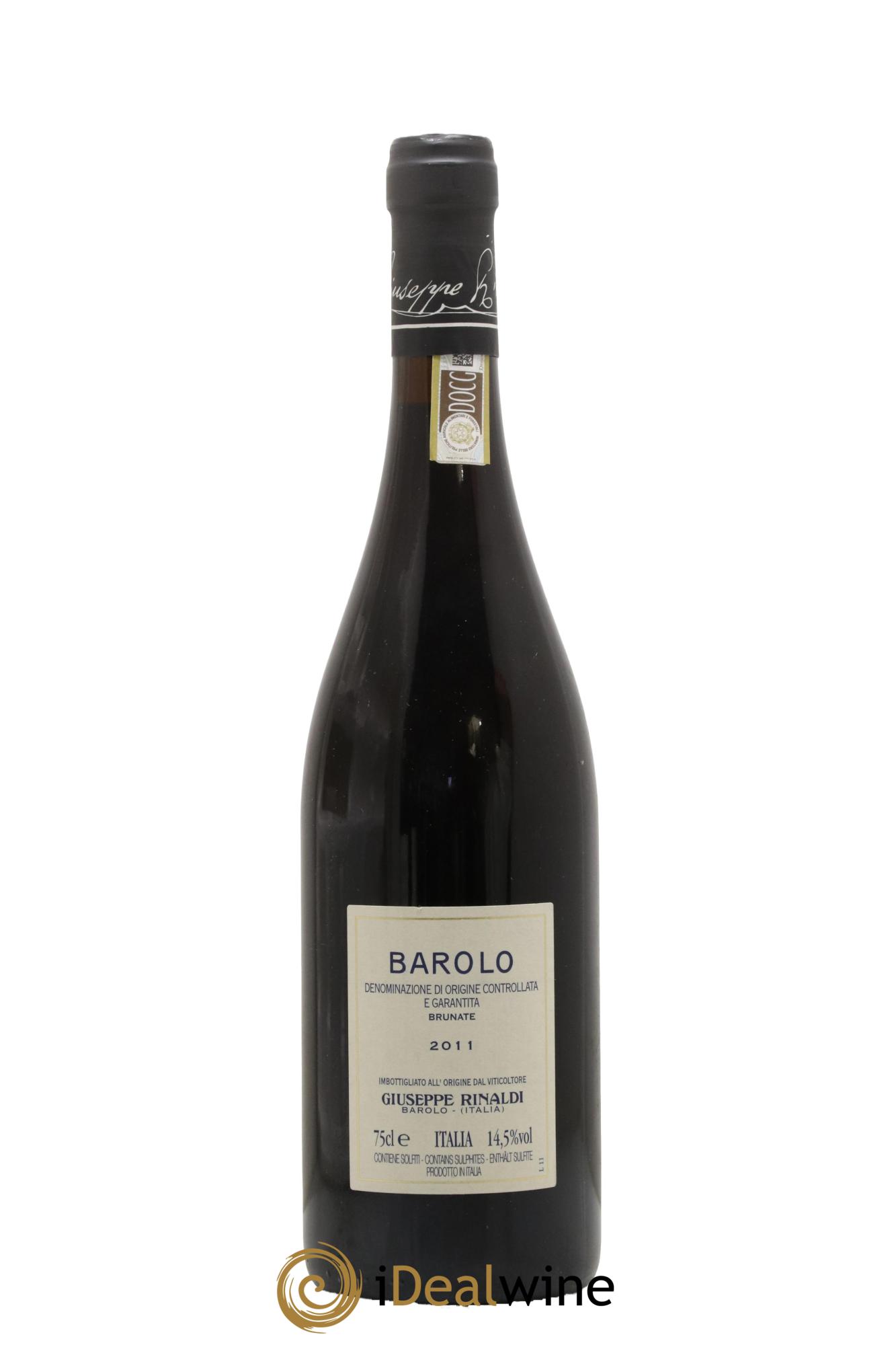 Barolo DOCG Brunate Giuseppe Rinaldi 2011 - Lot of 1 bottle - 1