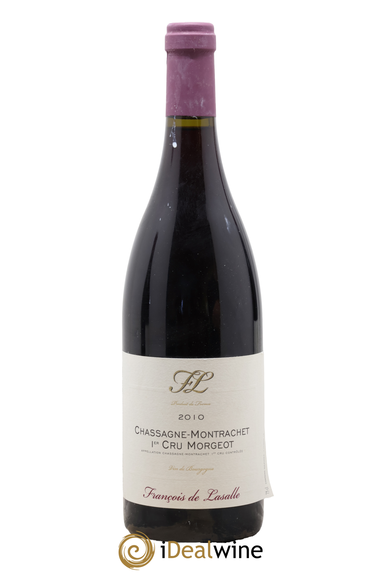 Chassagne-Montrachet 1er Cru Morgeot François de Lasalle 2010 - Lot de 1 bouteille - 0