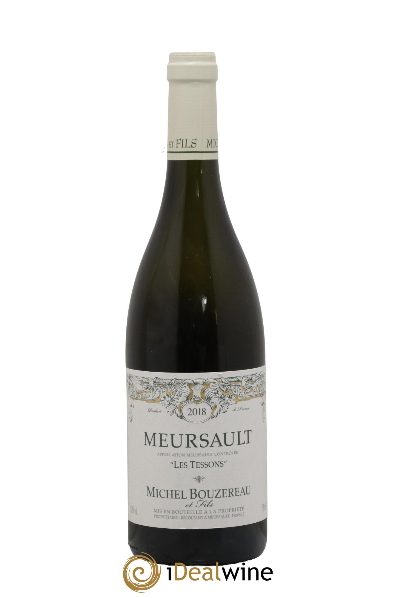 Meursault Les Tessons Michel Bouzereau et Fils (Domaine) 2018 - Lot de 1 bouteille - 0