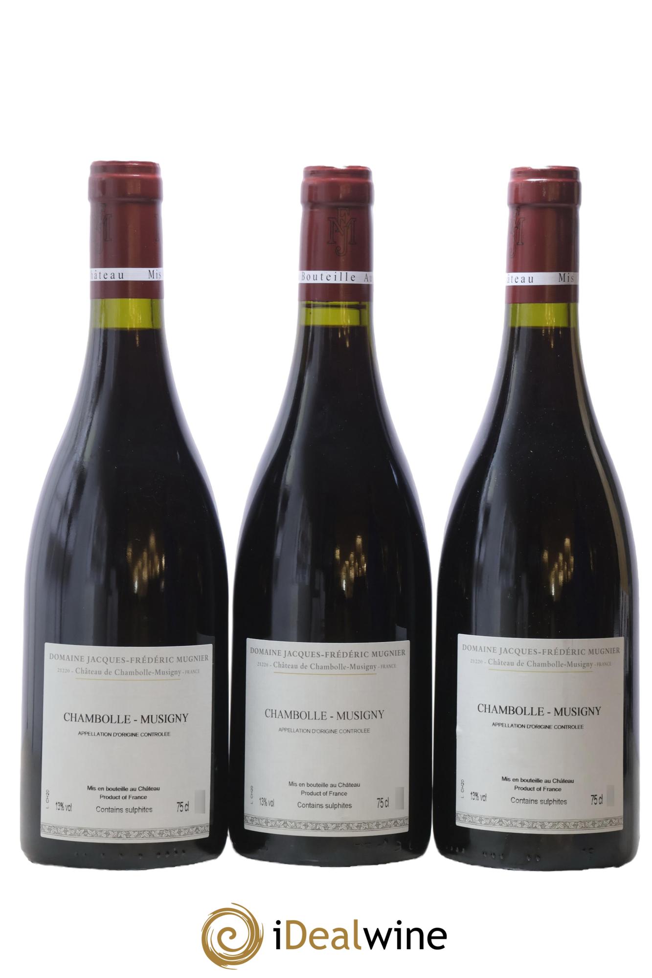 Chambolle-Musigny Jacques-Frédéric Mugnier 2020 - Lot of 3 bottles - 1